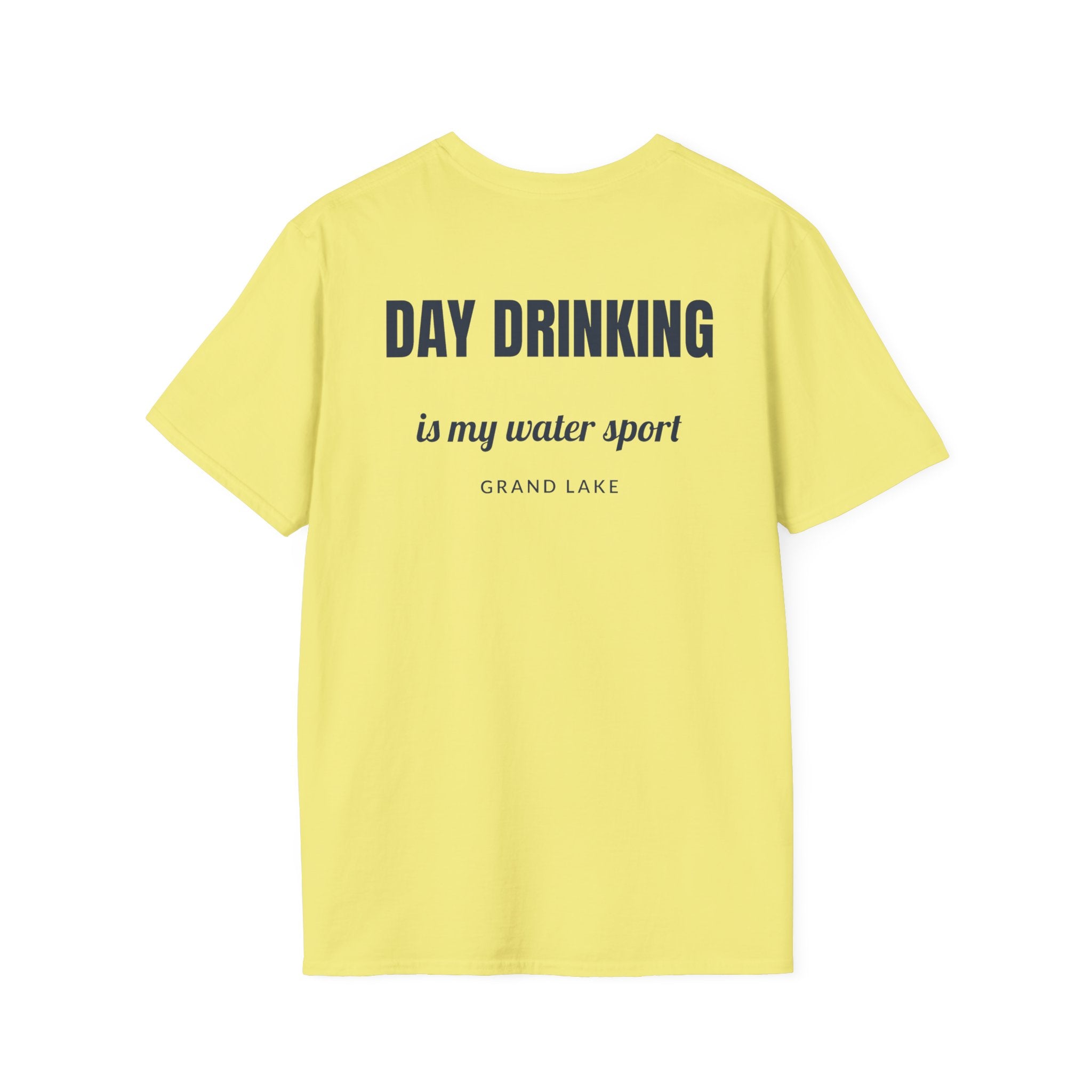 Day Drinking Grand Lake T-Shirt — 'Day Drinking Is My Water Sport'