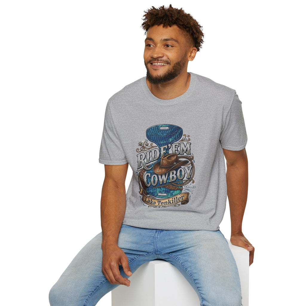Water Saddle T-Shirt — "Ride 'Em Cowboy" Western Graphic Tee