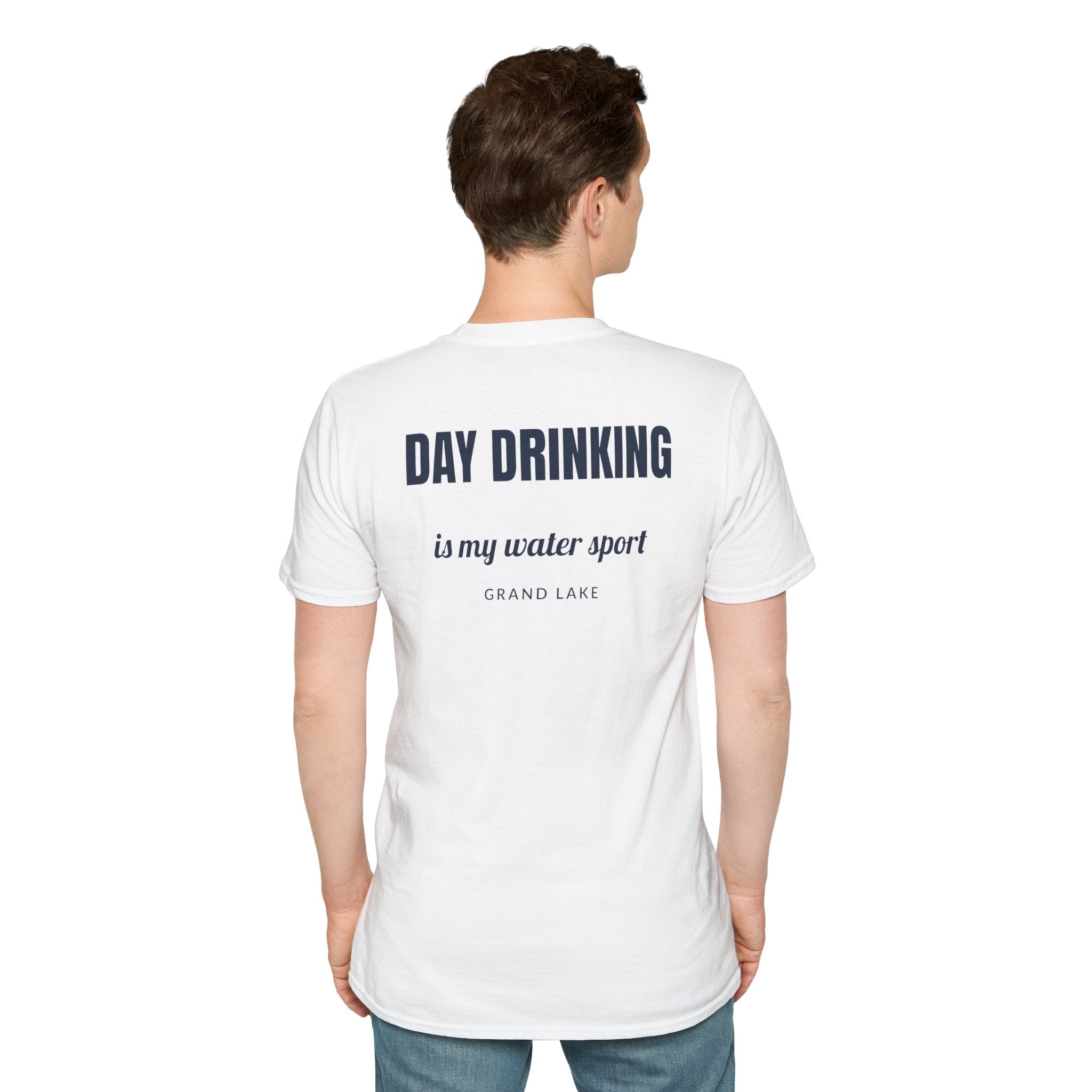 Day Drinking Grand Lake T-Shirt — 'Day Drinking Is My Water Sport'
