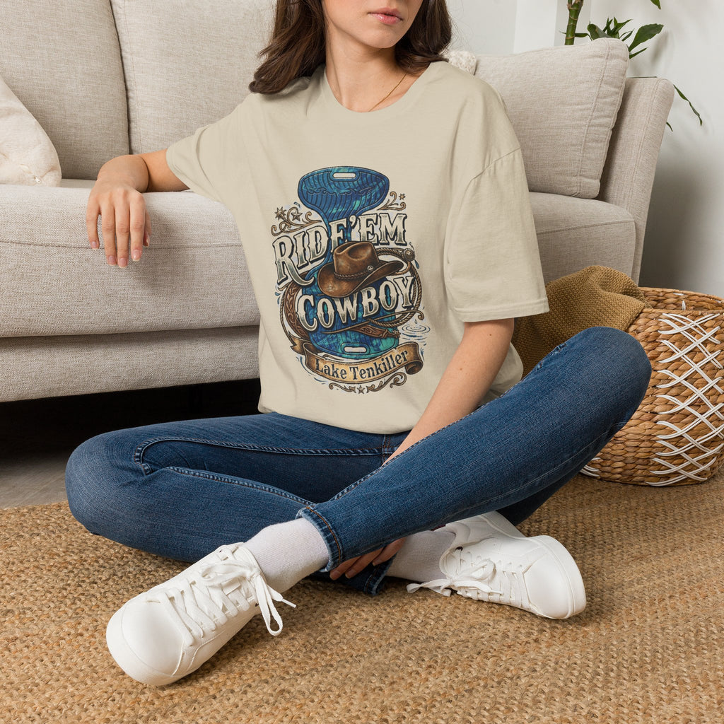 Water Saddle T-Shirt — "Ride 'Em Cowboy" Western Graphic Tee