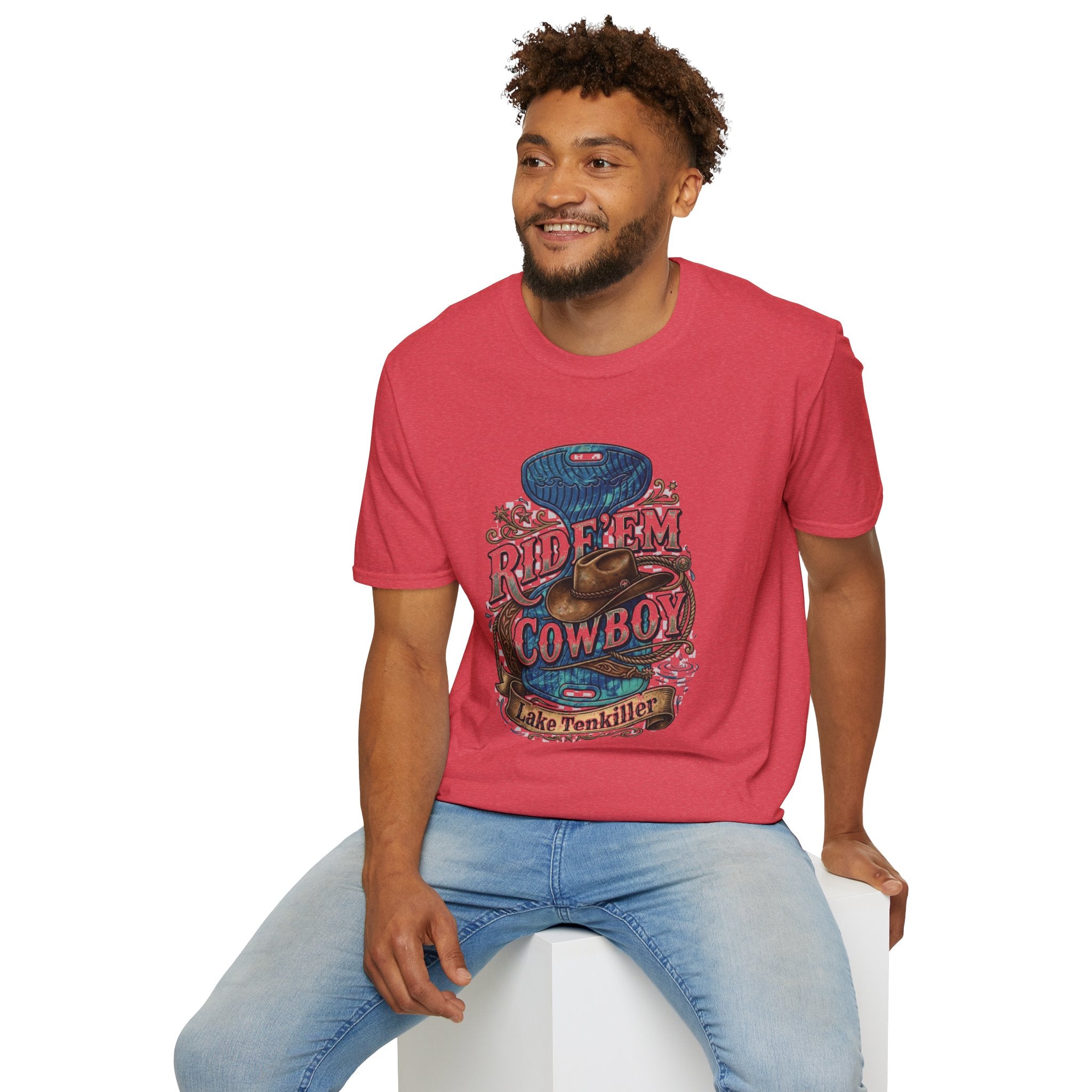 Water Saddle T-Shirt — "Ride 'Em Cowboy" Western Graphic Tee