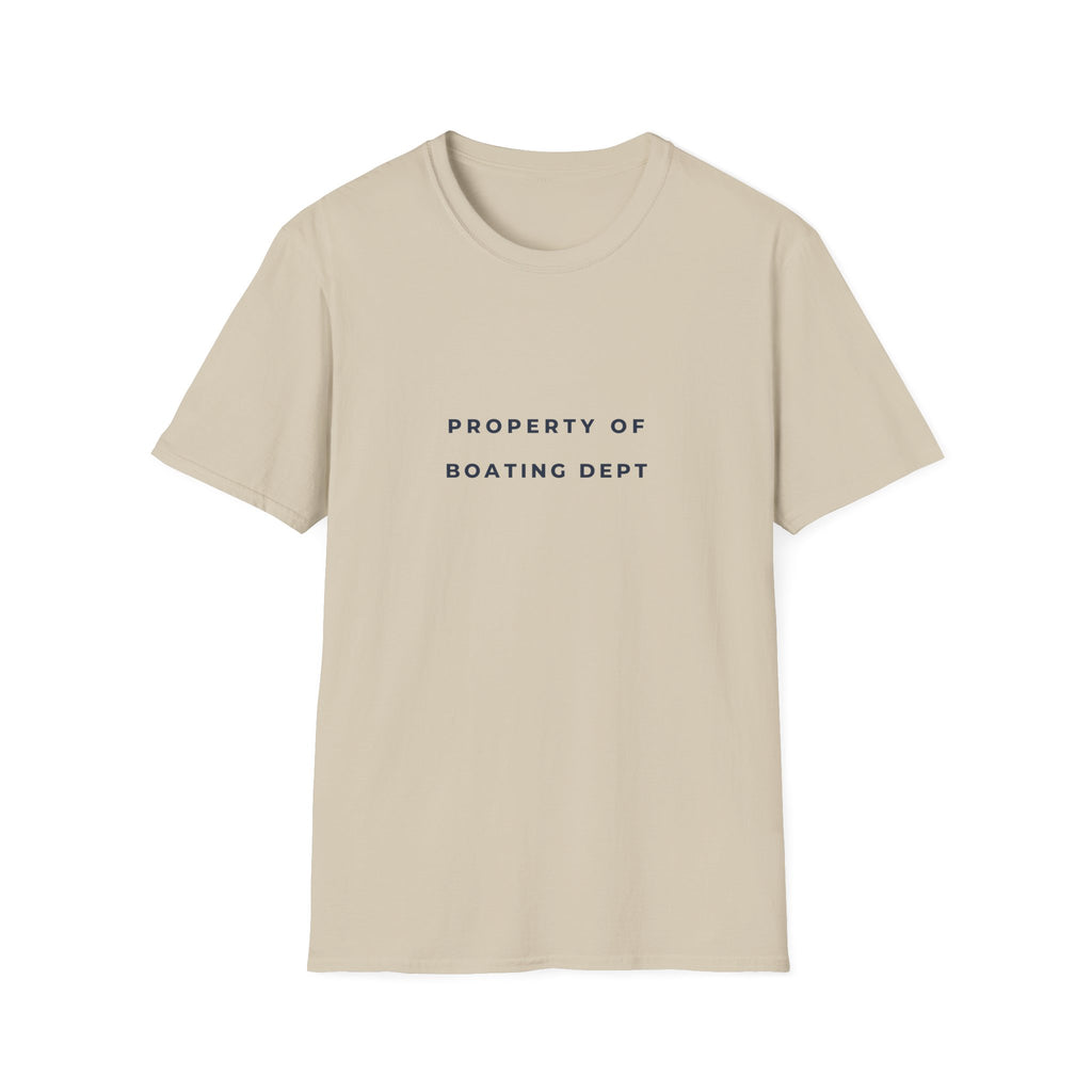 Property Of Boating Dept T-Shirt
