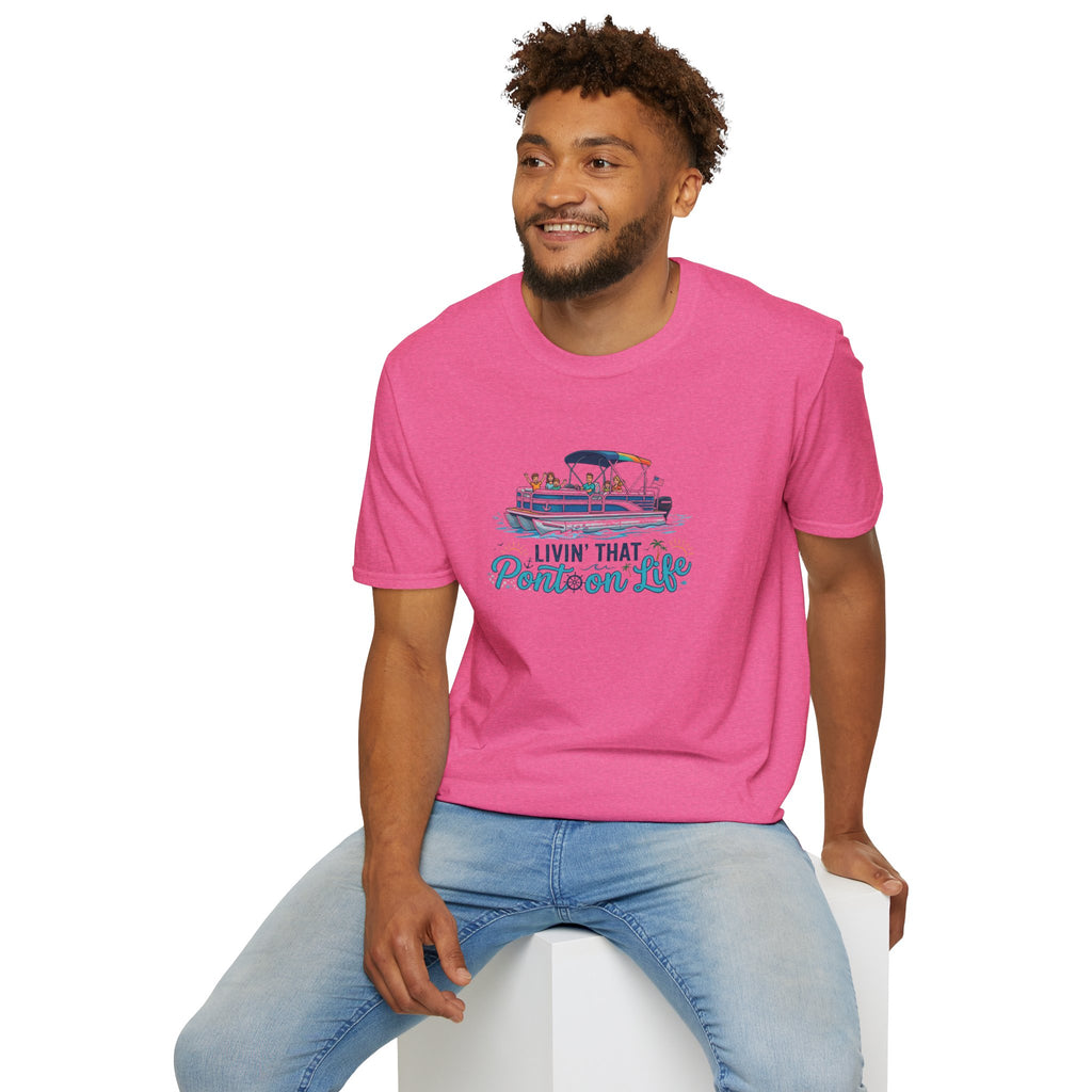 Pontoon Life T-Shirt — "Livin' That Pontoon Life" Boating Tee