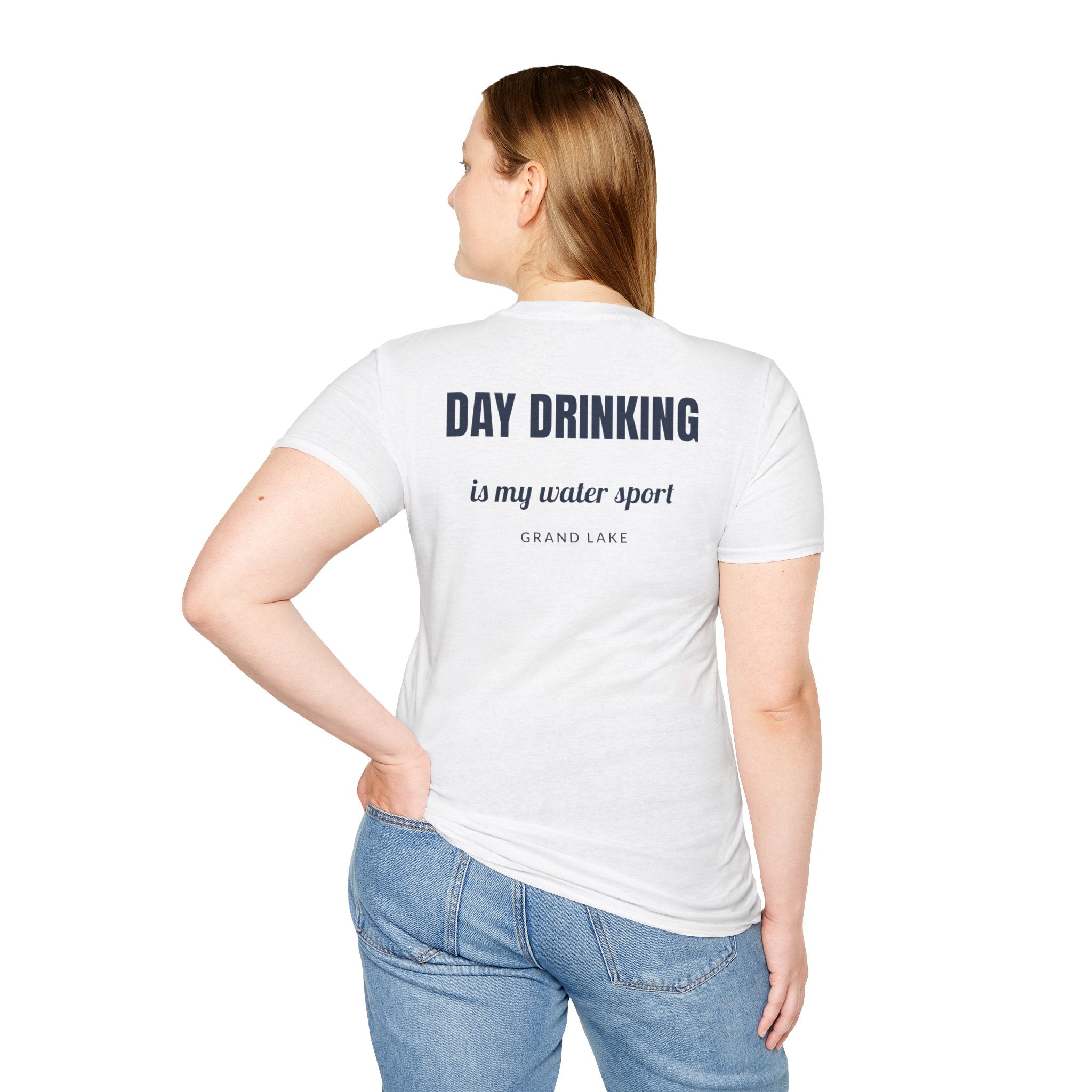 Day Drinking Grand Lake T-Shirt — 'Day Drinking Is My Water Sport'