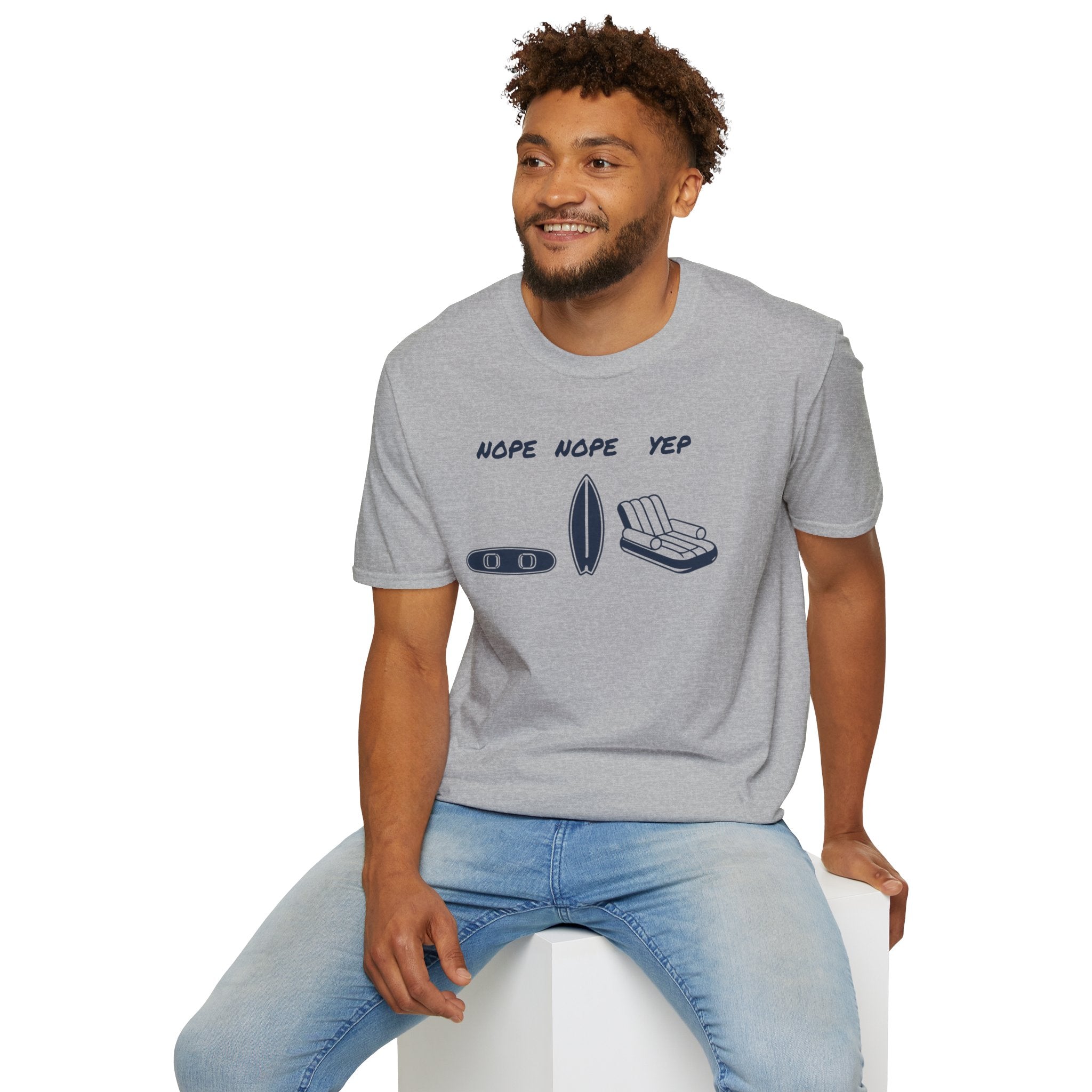 Nope Nope Yep Surf & Float Graphic T-Shirt