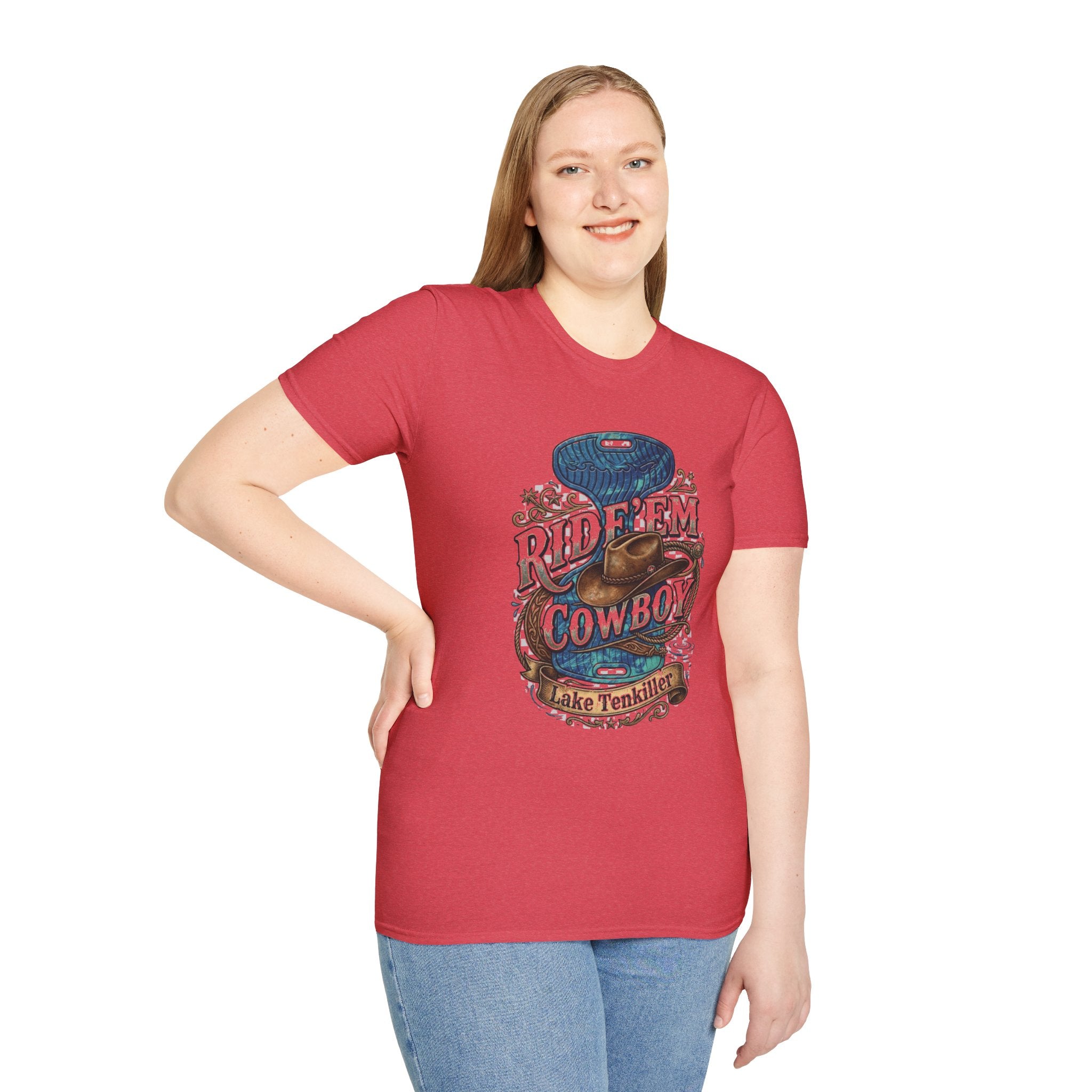 Water Saddle T-Shirt — "Ride 'Em Cowboy" Western Graphic Tee