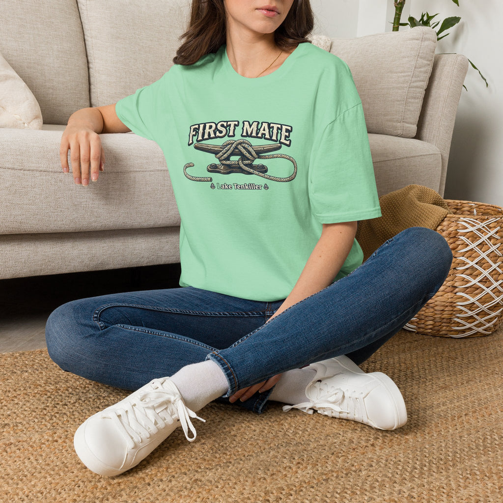 First Mate T-Shirt – Nautical Knot Crew Shirt (Lake Tankiller)