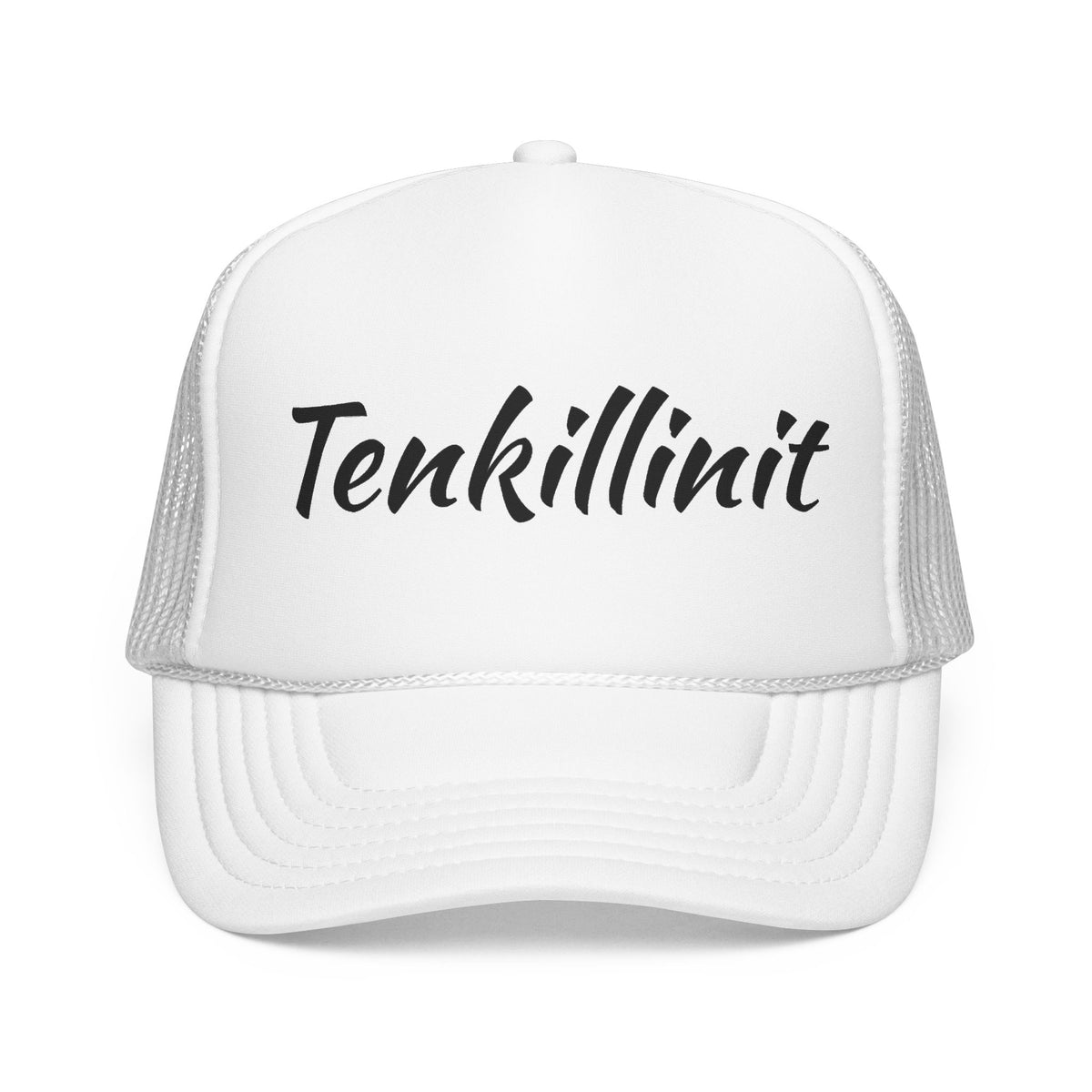 Tenkillinit Trucker Hat hat in White — front view
