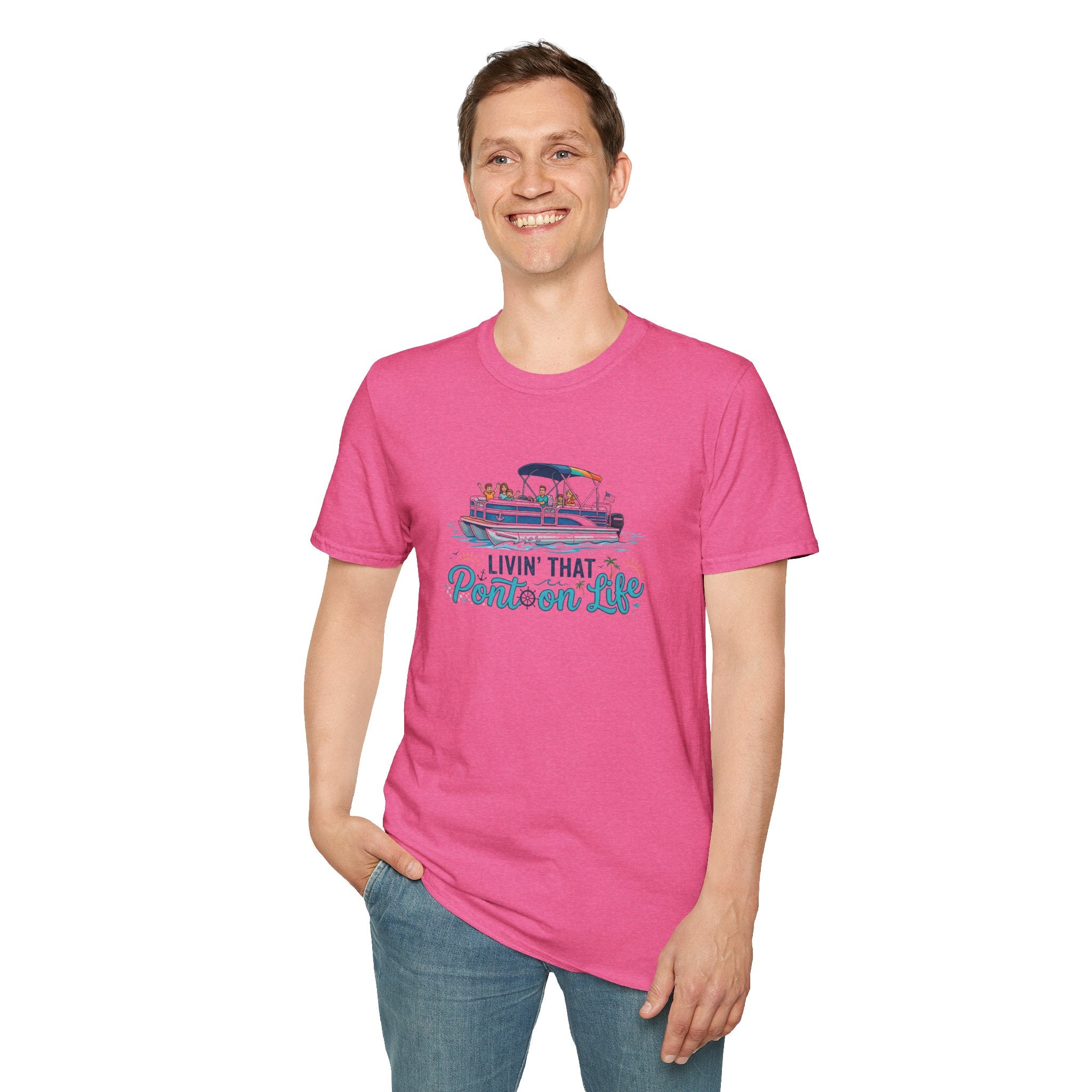 Pontoon Life T-Shirt — "Livin' That Pontoon Life" Boating Tee
