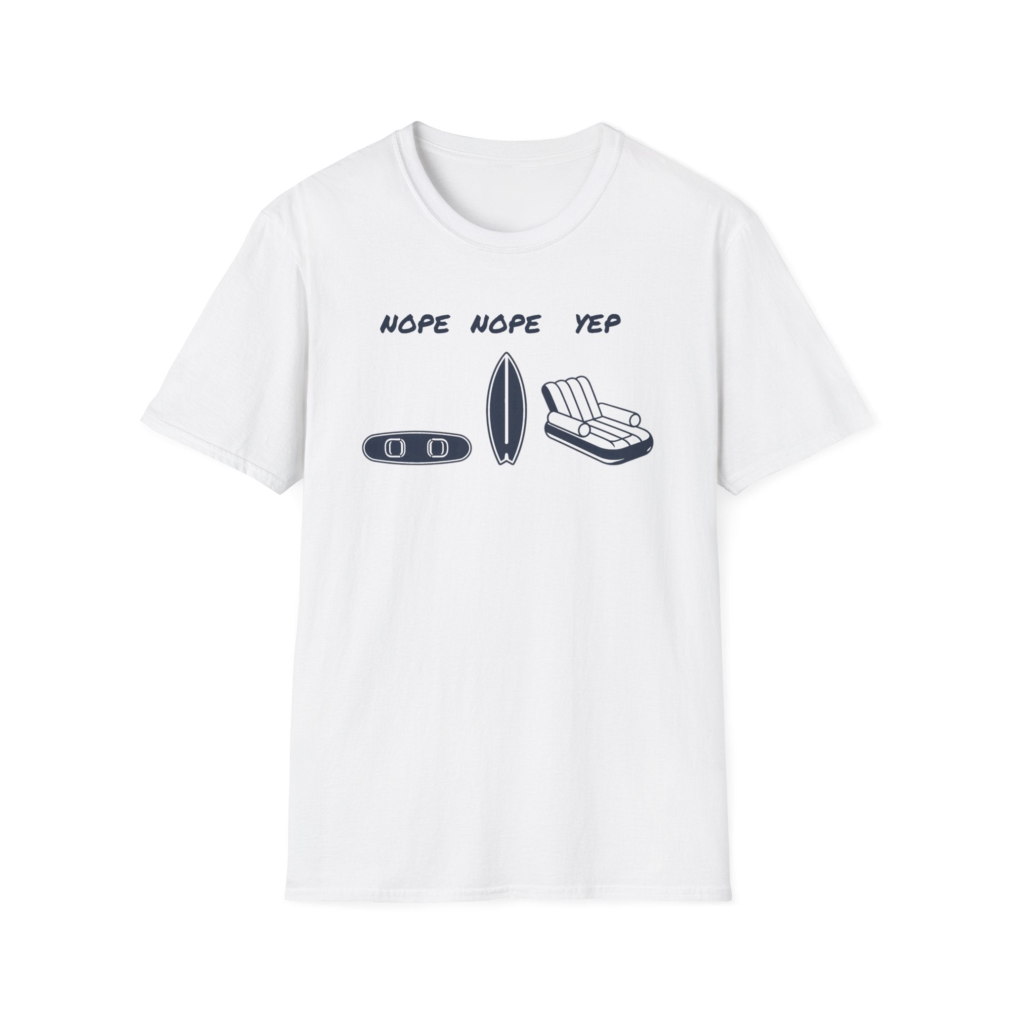 Nope Nope Yep Surf & Float Graphic T-Shirt