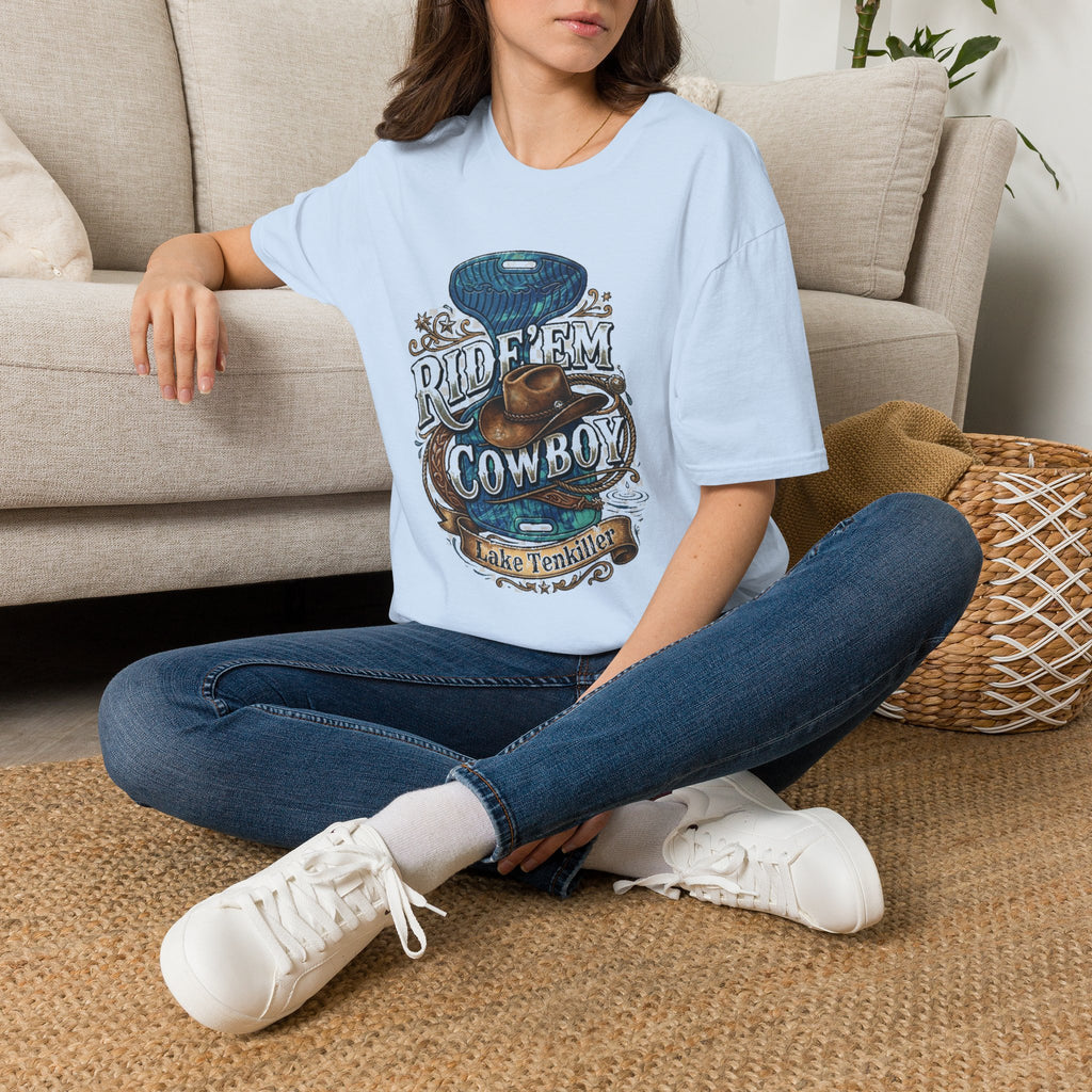 Water Saddle T-Shirt — "Ride 'Em Cowboy" Western Graphic Tee