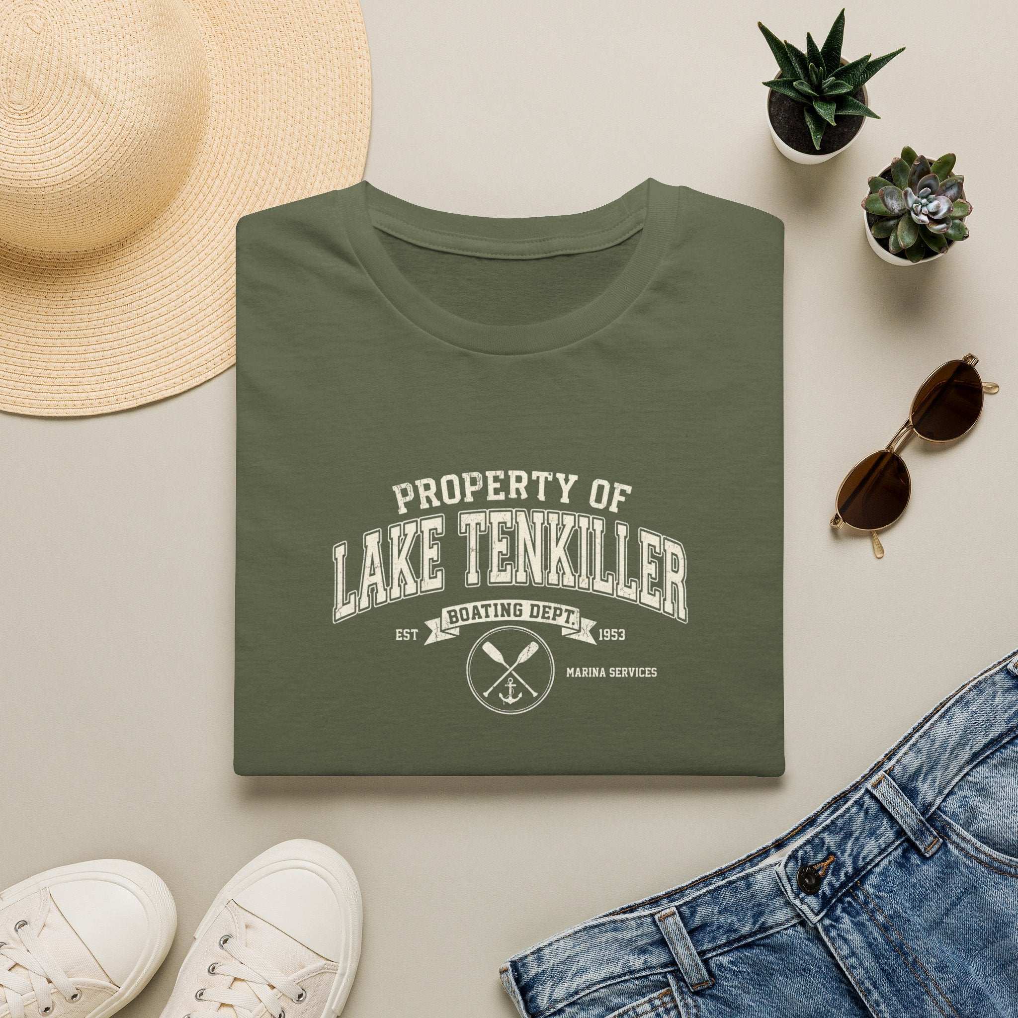 Lake Tenkiller T-Shirt – "Property of Lake Tenkiller" Vintage Boating Tee
