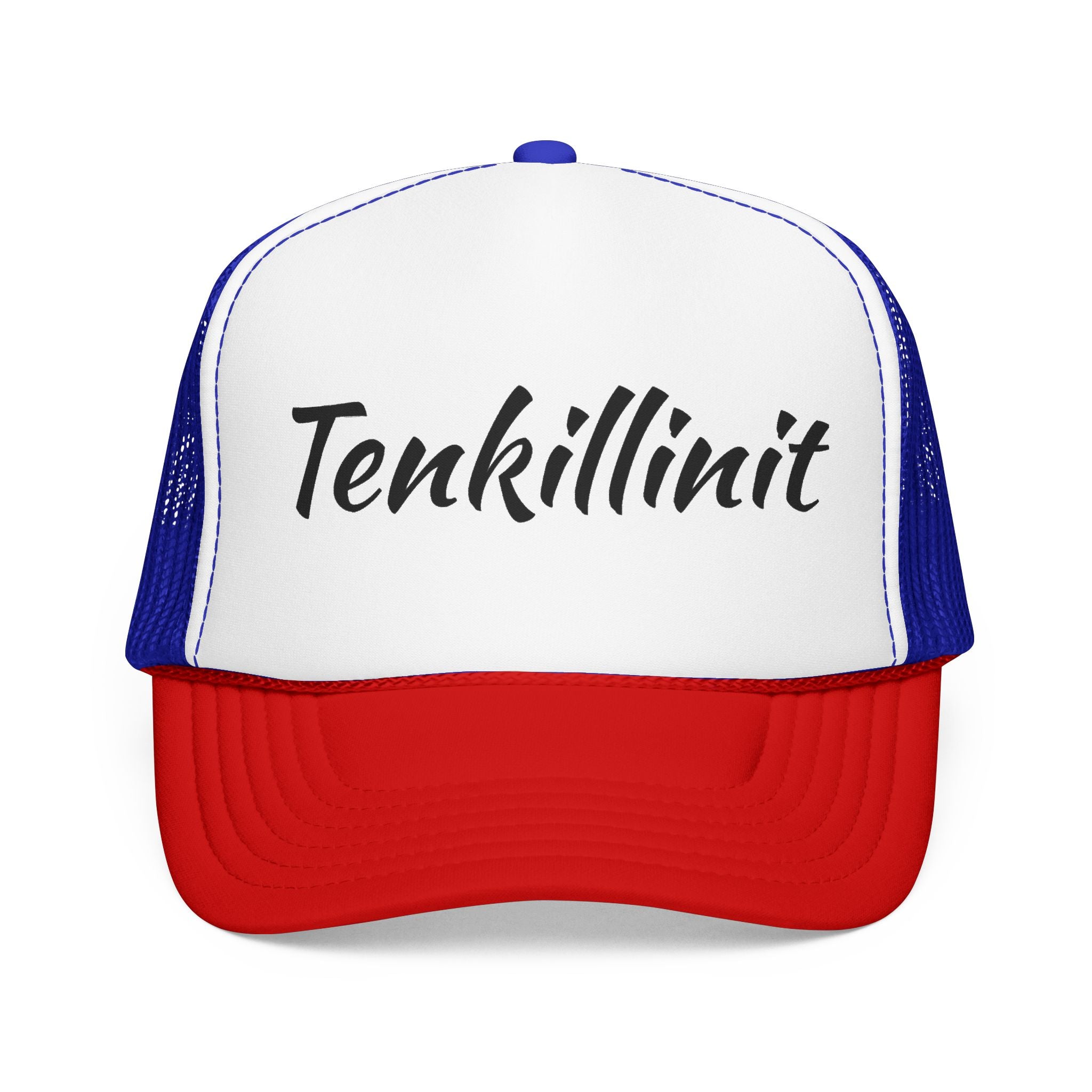 Tenkillinit Trucker Hat – Retro Foam Mesh Baseball Cap