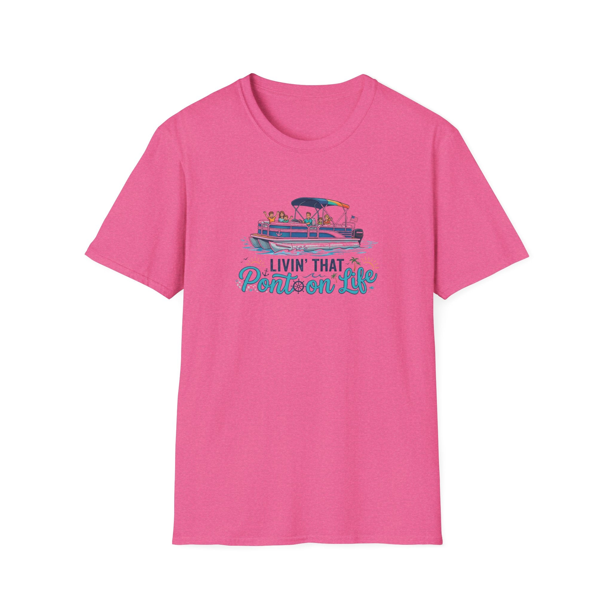 Pontoon Life T-Shirt — "Livin' That Pontoon Life" Boating Tee