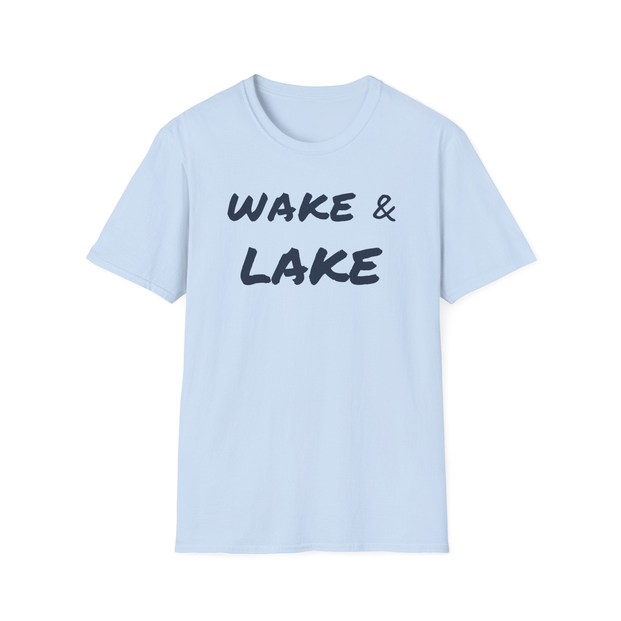 Wake & Lake T‑Shirt — Relaxed Lakeside Vacation Tee