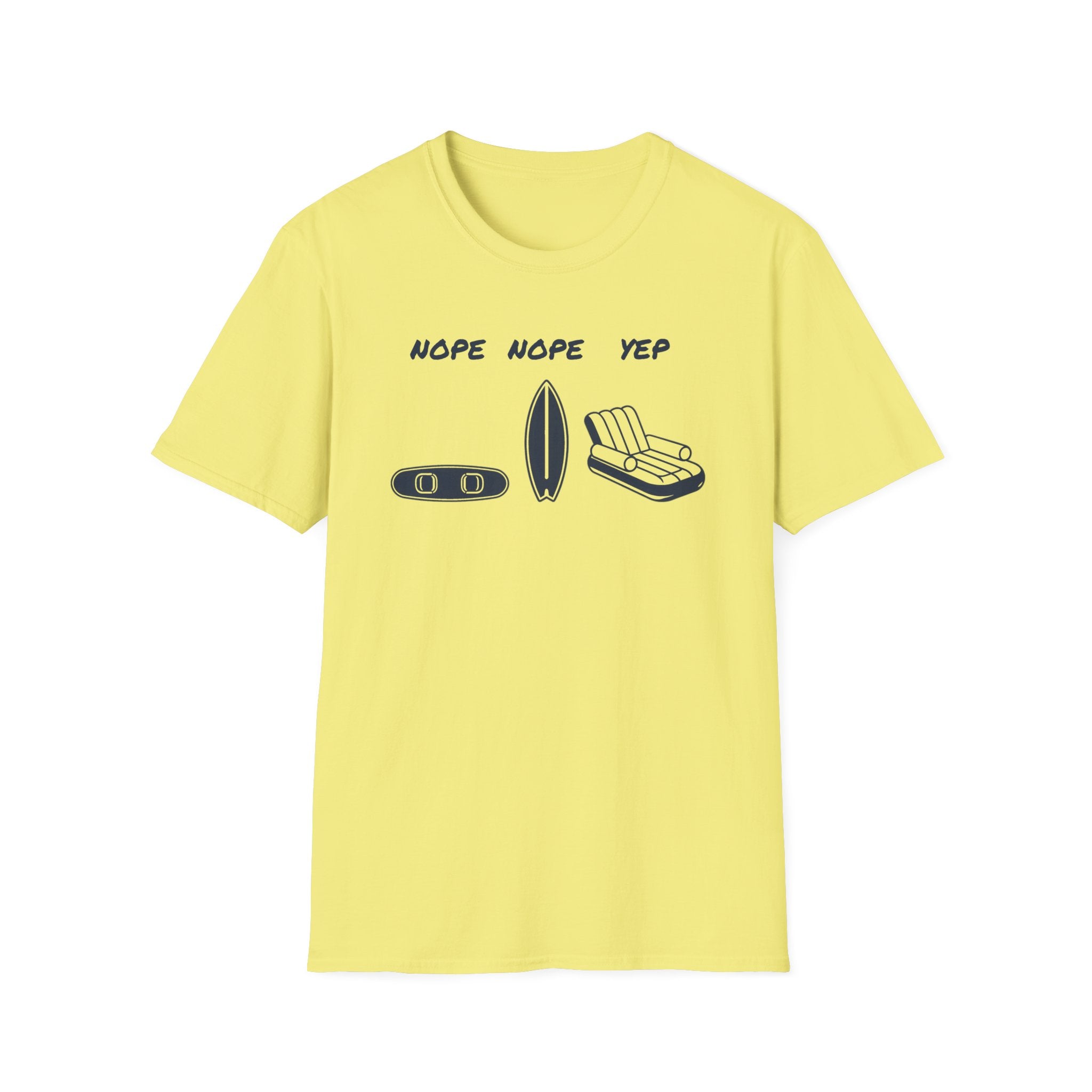 Nope Nope Yep Surf & Float Graphic T-Shirt