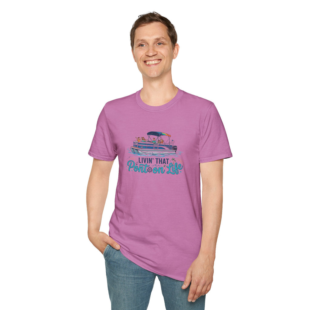 Pontoon Life T-Shirt — "Livin' That Pontoon Life" Boating Tee