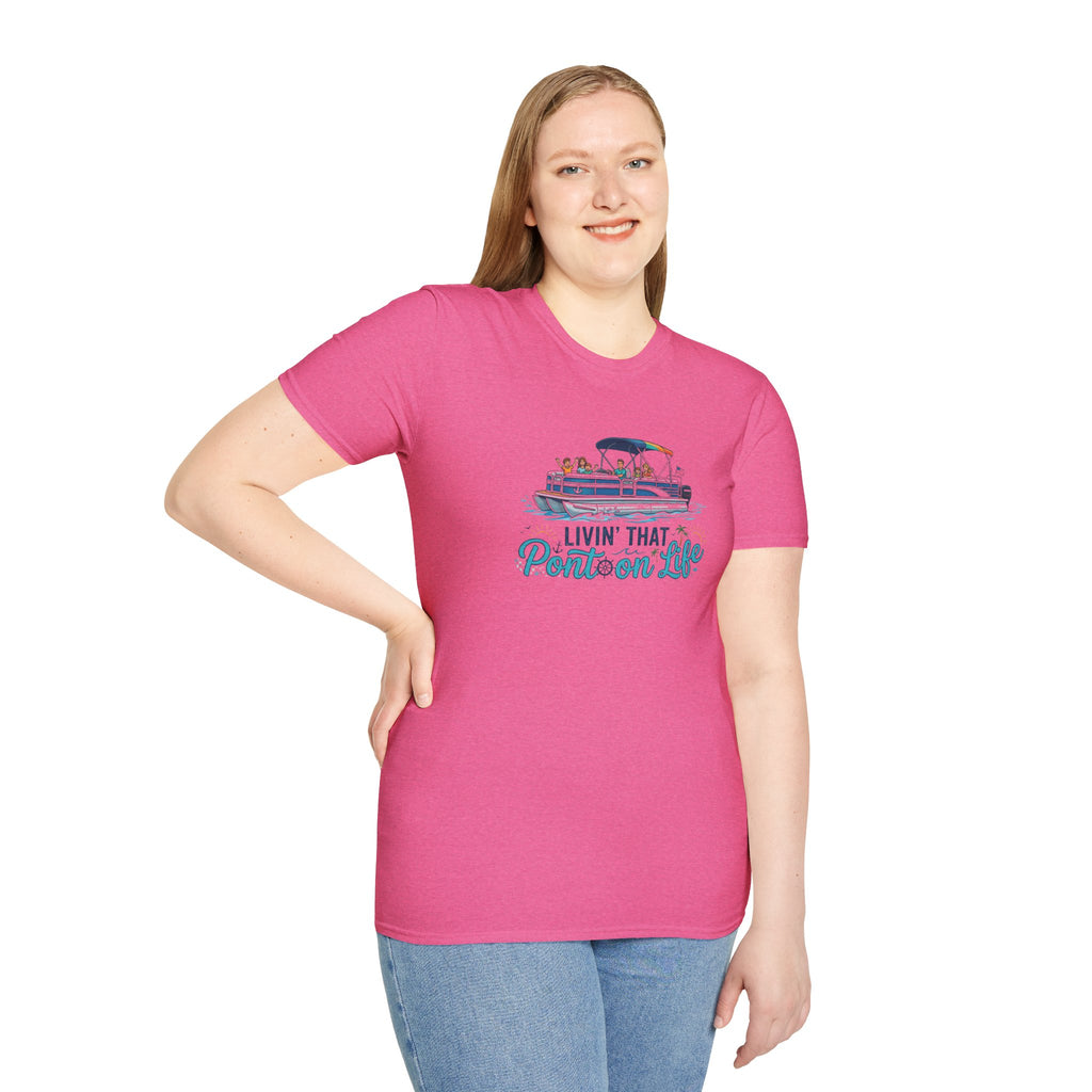 Pontoon Life T-Shirt — "Livin' That Pontoon Life" Boating Tee