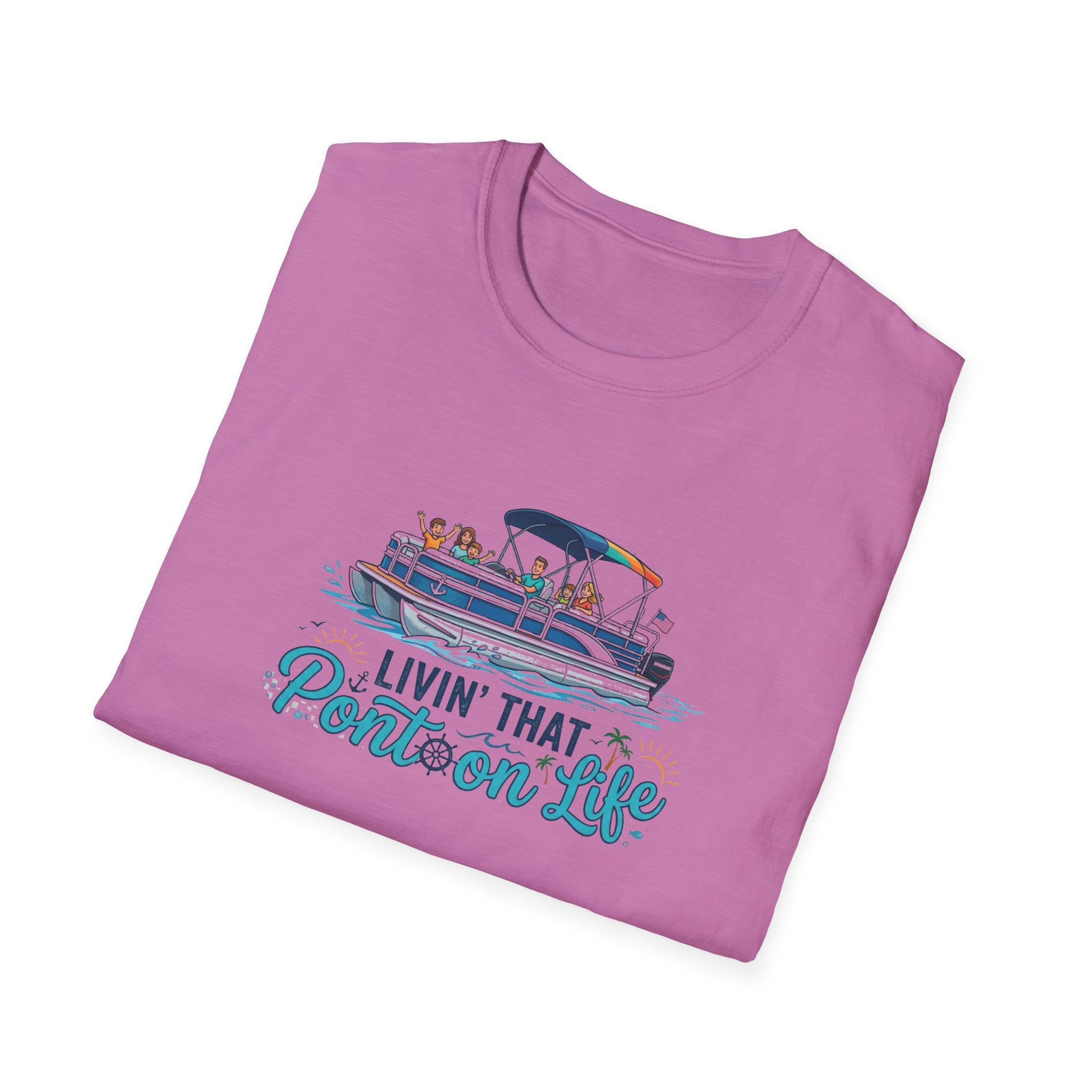 Pontoon Life T-Shirt — "Livin' That Pontoon Life" Boating Tee