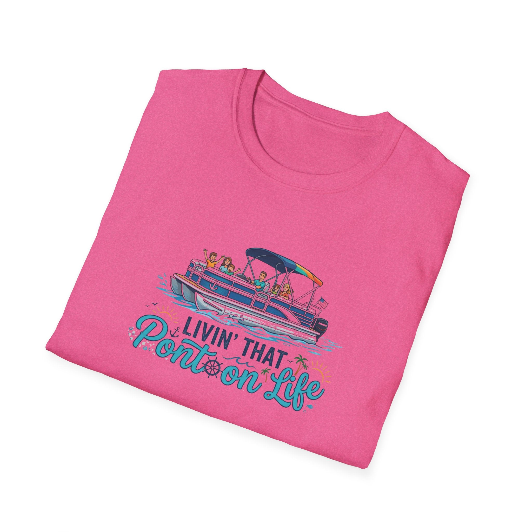 Pontoon Life T-Shirt — "Livin' That Pontoon Life" Boating Tee