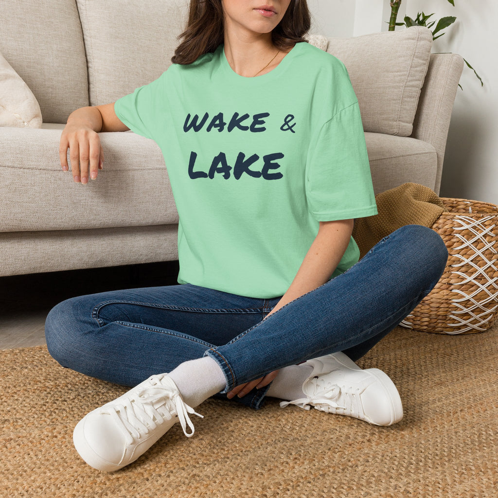Wake & Lake T‑Shirt — Relaxed Lakeside Vacation Tee