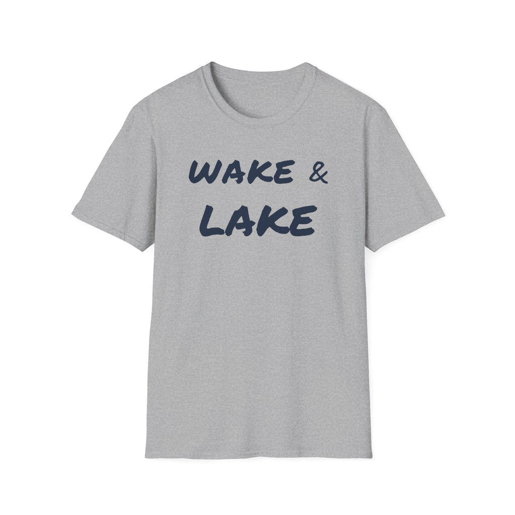 Wake & Lake T‑Shirt — Relaxed Lakeside Vacation Tee