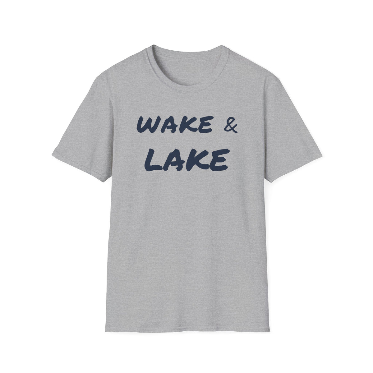 Wake & Lake T‑Shirt t-shirt — worn by model