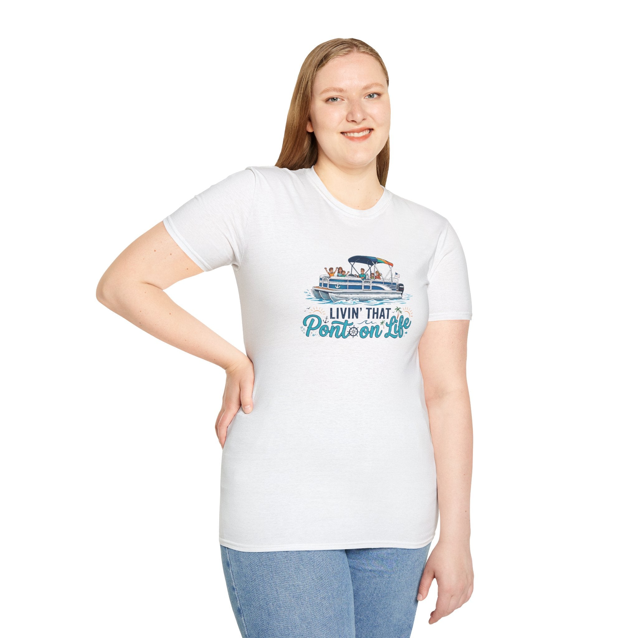 Pontoon Life T-Shirt — "Livin' That Pontoon Life" Boating Tee