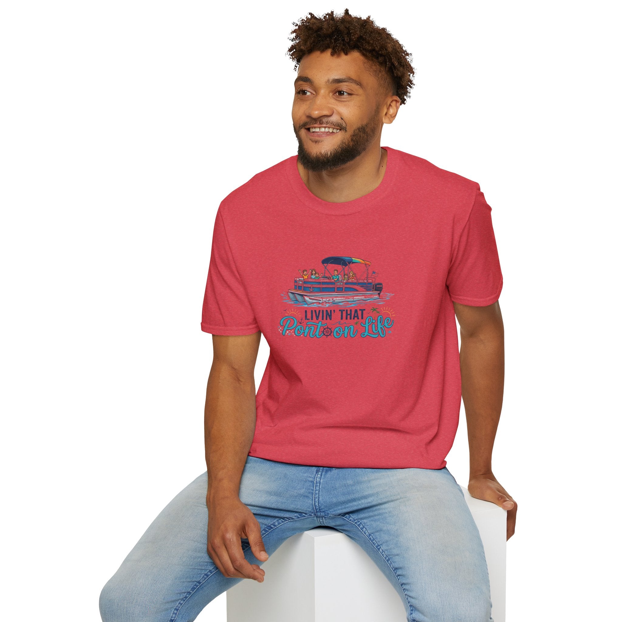 Pontoon Life T-Shirt — "Livin' That Pontoon Life" Boating Tee