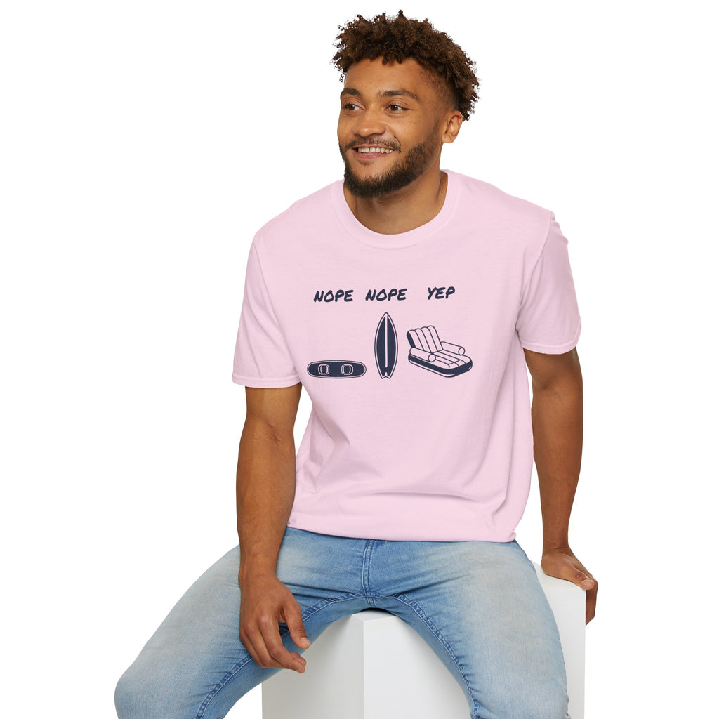 Nope Nope Yep Surf & Float Graphic T-Shirt