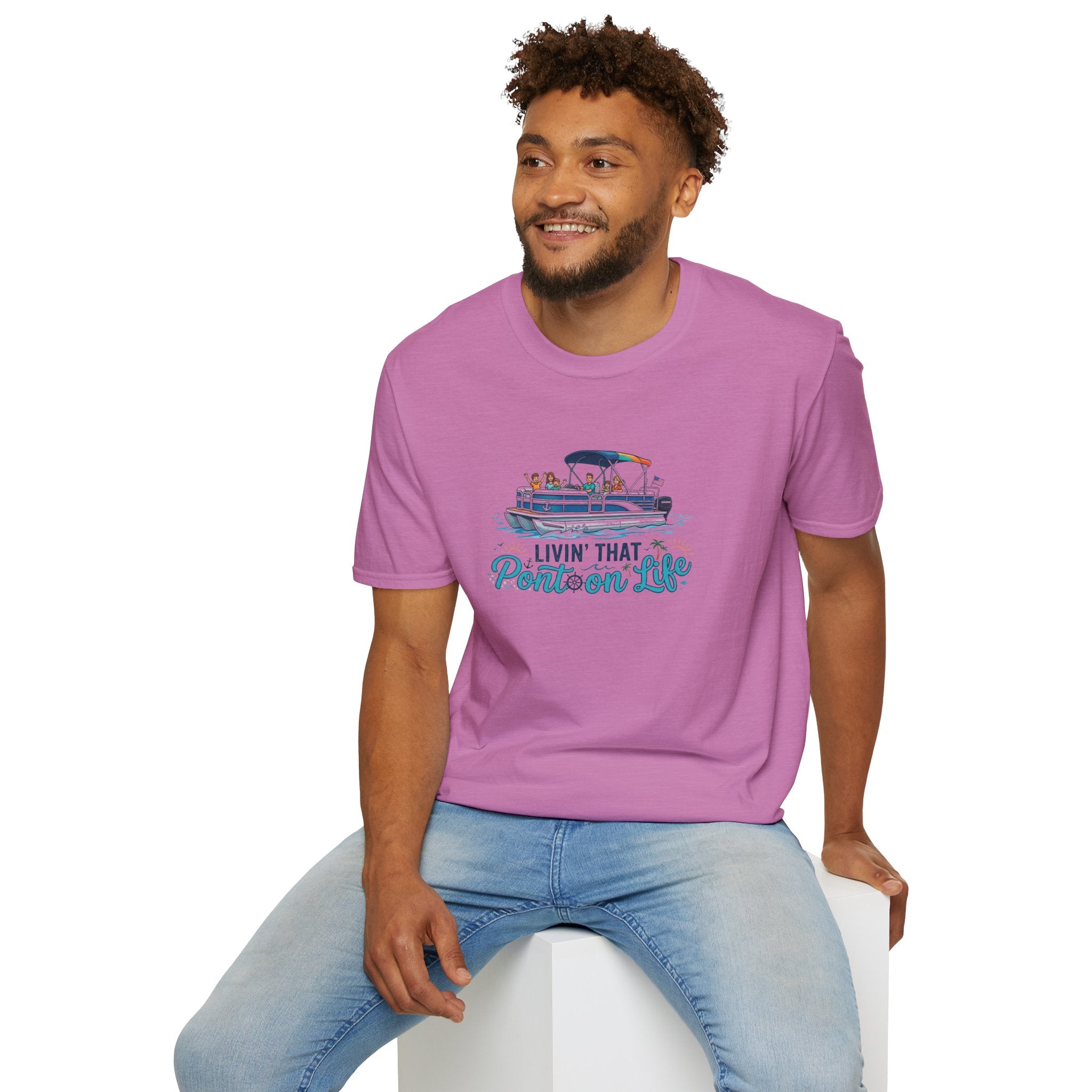 Pontoon Life T-Shirt — "Livin' That Pontoon Life" Boating Tee