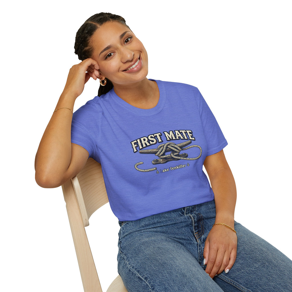 First Mate T-Shirt – Nautical Knot Crew Shirt (Lake Tankiller)