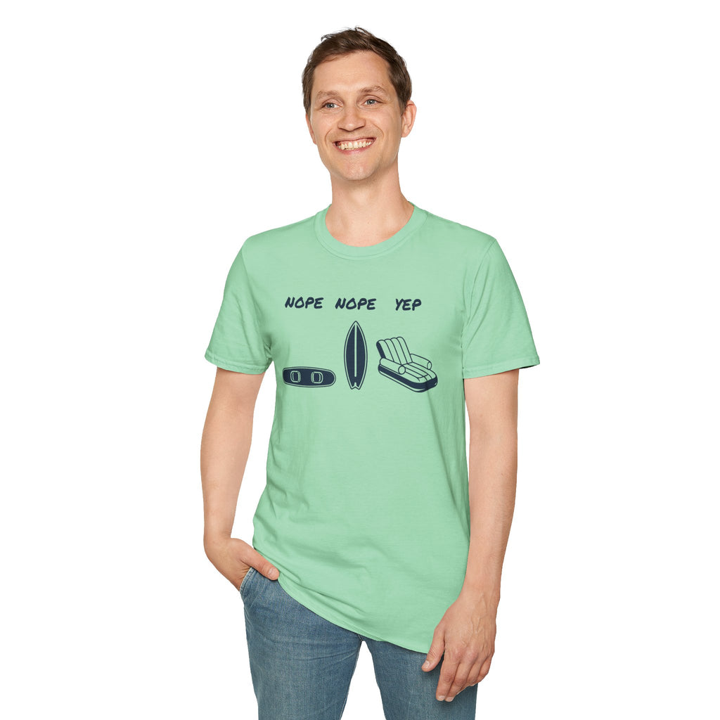 Nope Nope Yep Surf & Float Graphic T-Shirt