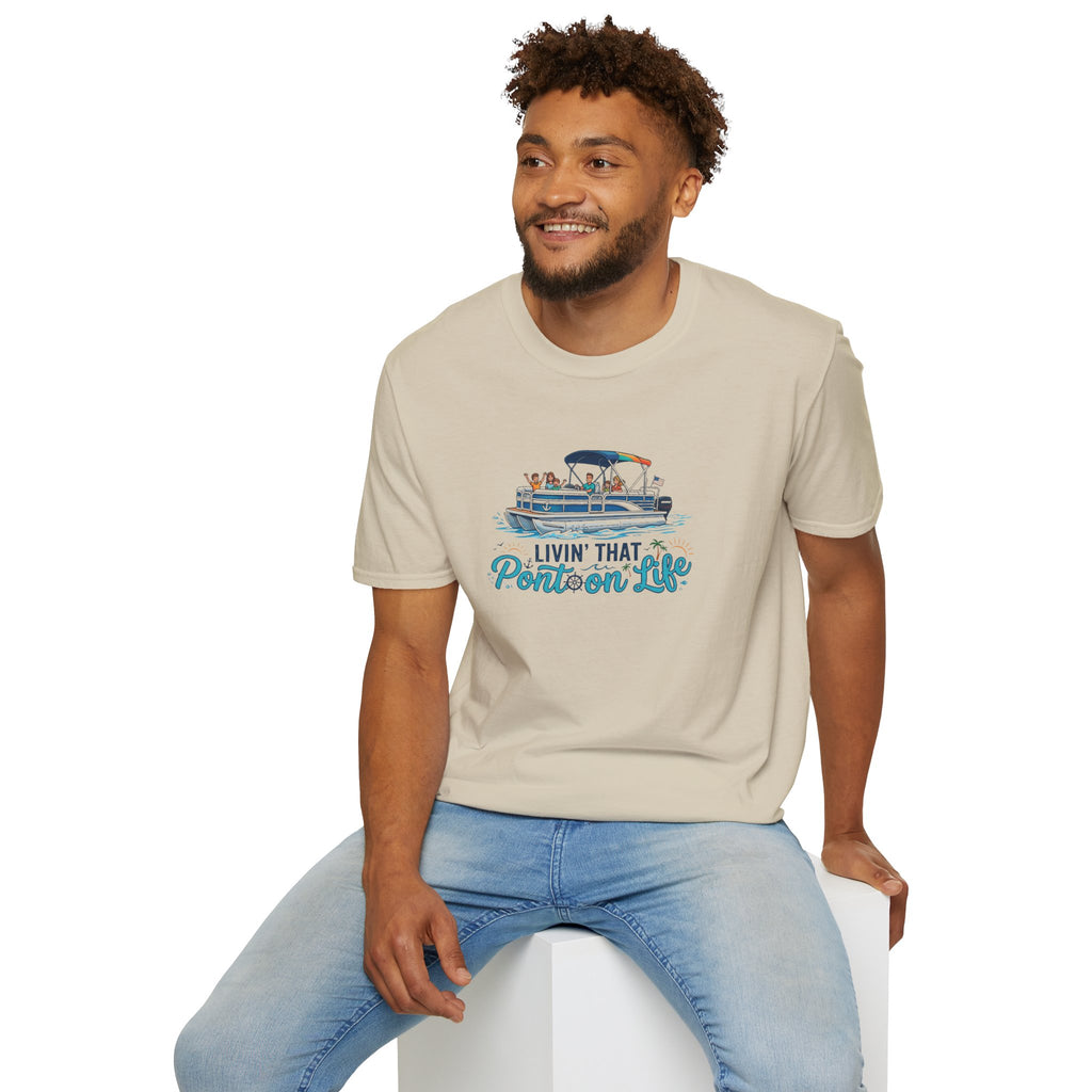 Pontoon Life T-Shirt — "Livin' That Pontoon Life" Boating Tee