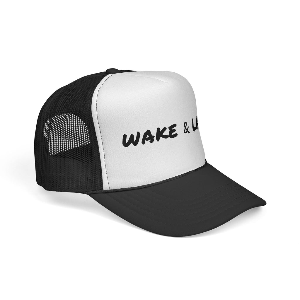 Wake & Lake Trucker Cap — Retro Lake Life Mesh Hat