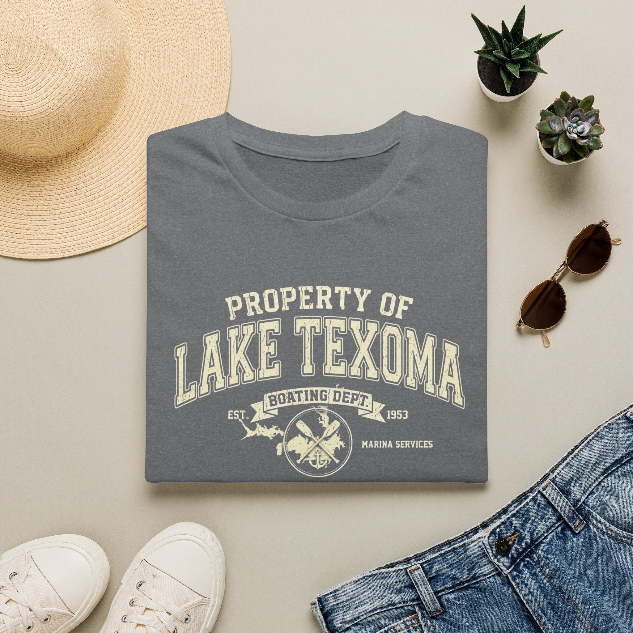 Property of Lake Texoma Boating Dept T-Shirt