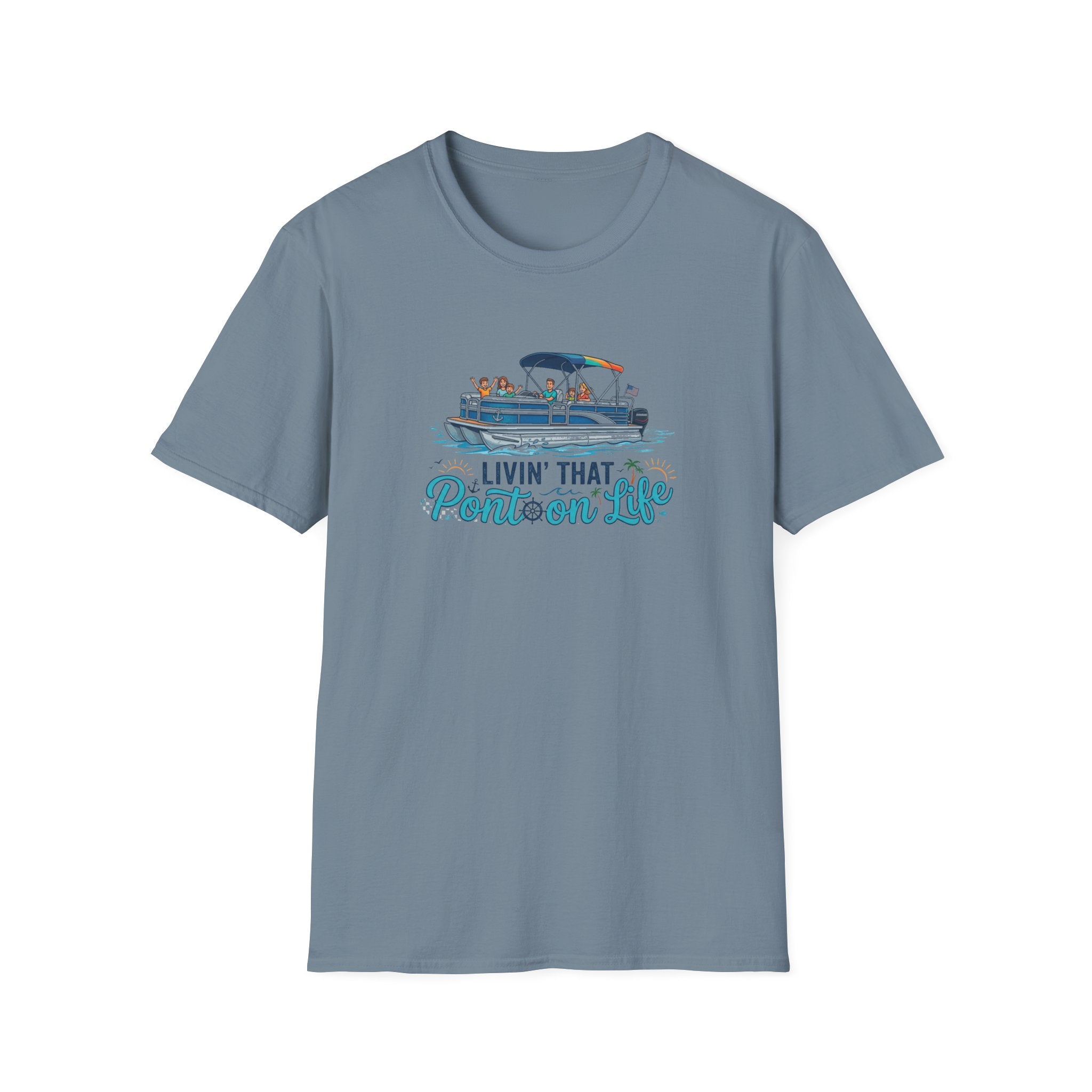 Pontoon Life T-Shirt — "Livin' That Pontoon Life" Boating Tee