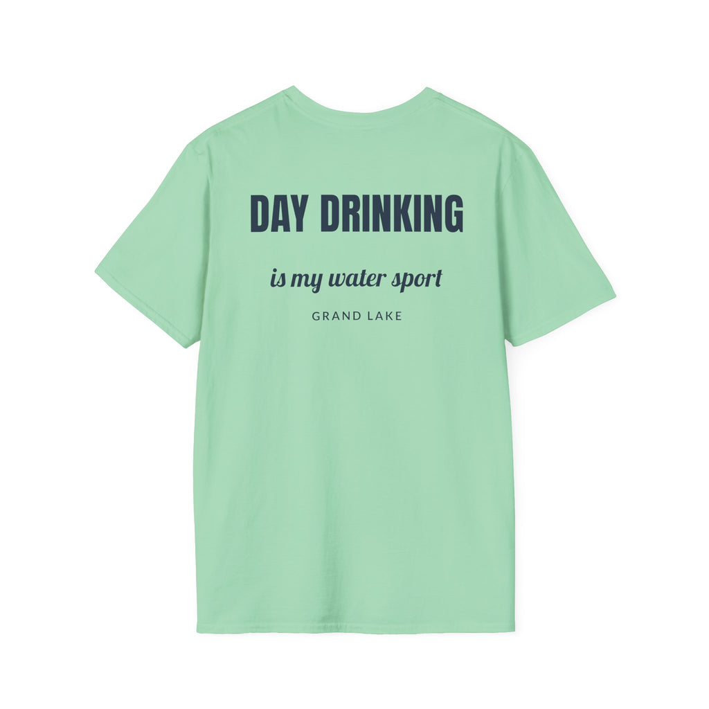 Day Drinking Grand Lake T-Shirt — 'Day Drinking Is My Water Sport'