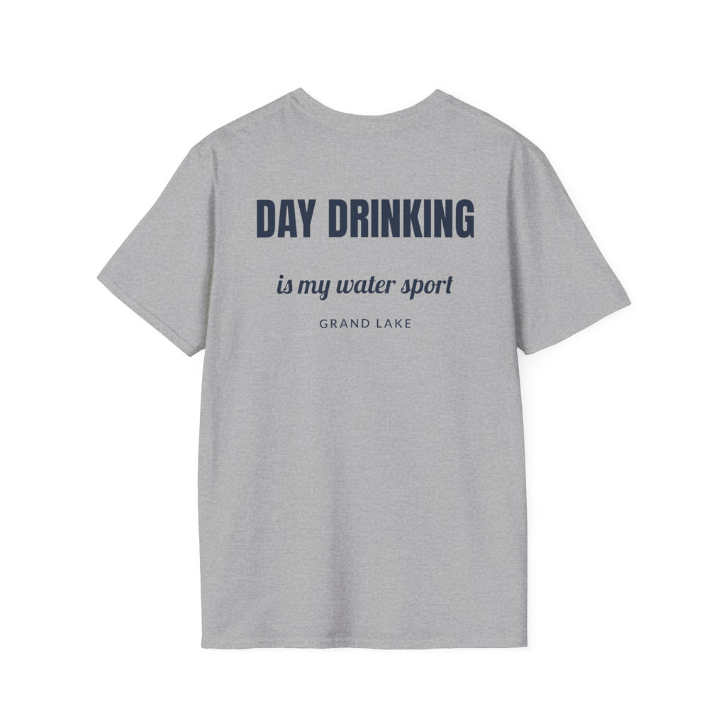 Day Drinking Grand Lake T-Shirt — 'Day Drinking Is My Water Sport'