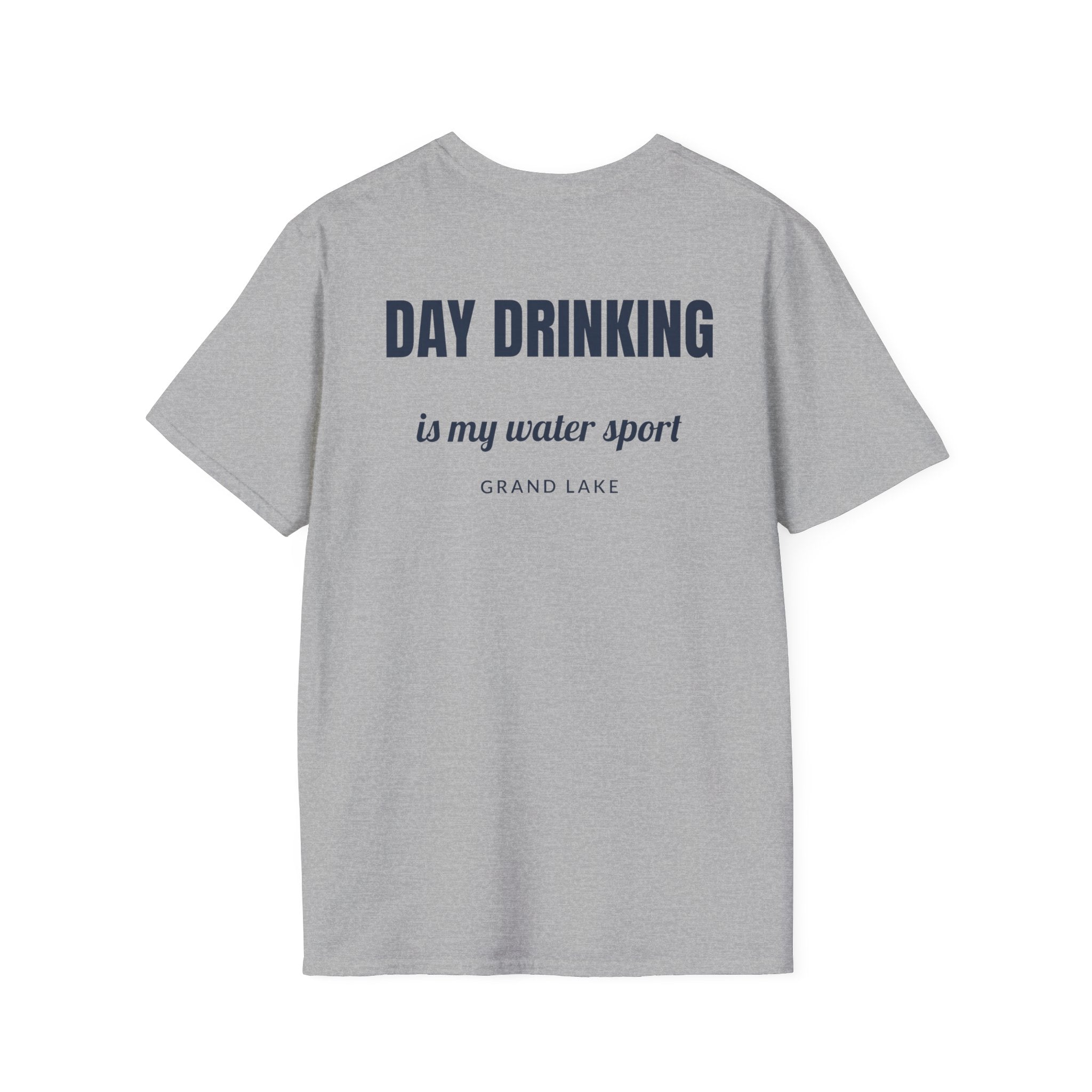 Day Drinking Grand Lake T-Shirt — 'Day Drinking Is My Water Sport'