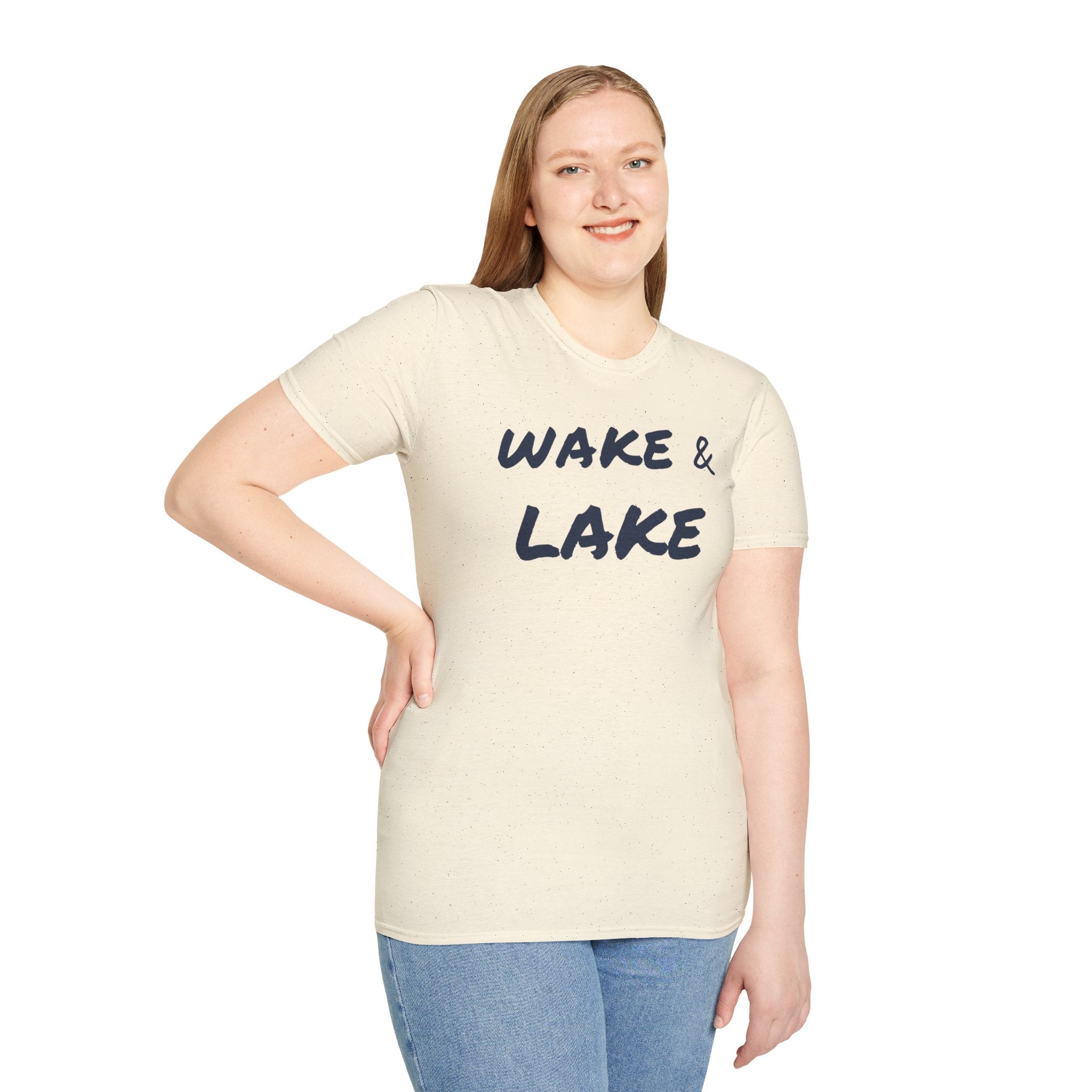 Wake & Lake T‑Shirt — Relaxed Lakeside Vacation Tee