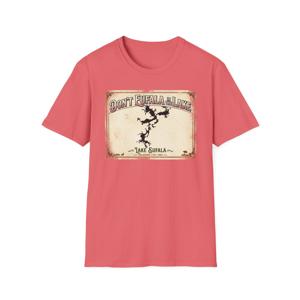 Don’t Eufala in the Lake T-Shirt — Vintage Lake Map Tee