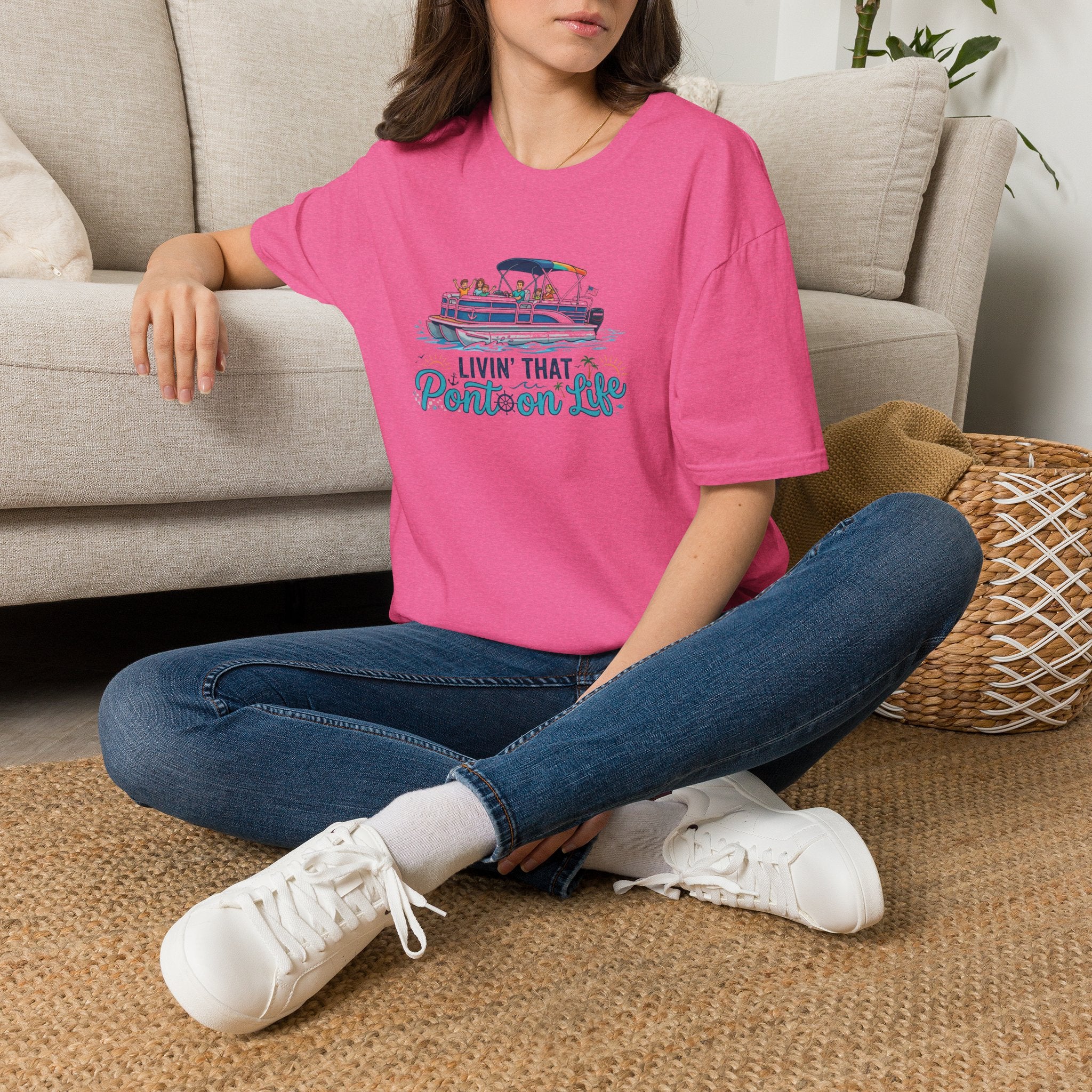 Pontoon Life T-Shirt — "Livin' That Pontoon Life" Boating Tee