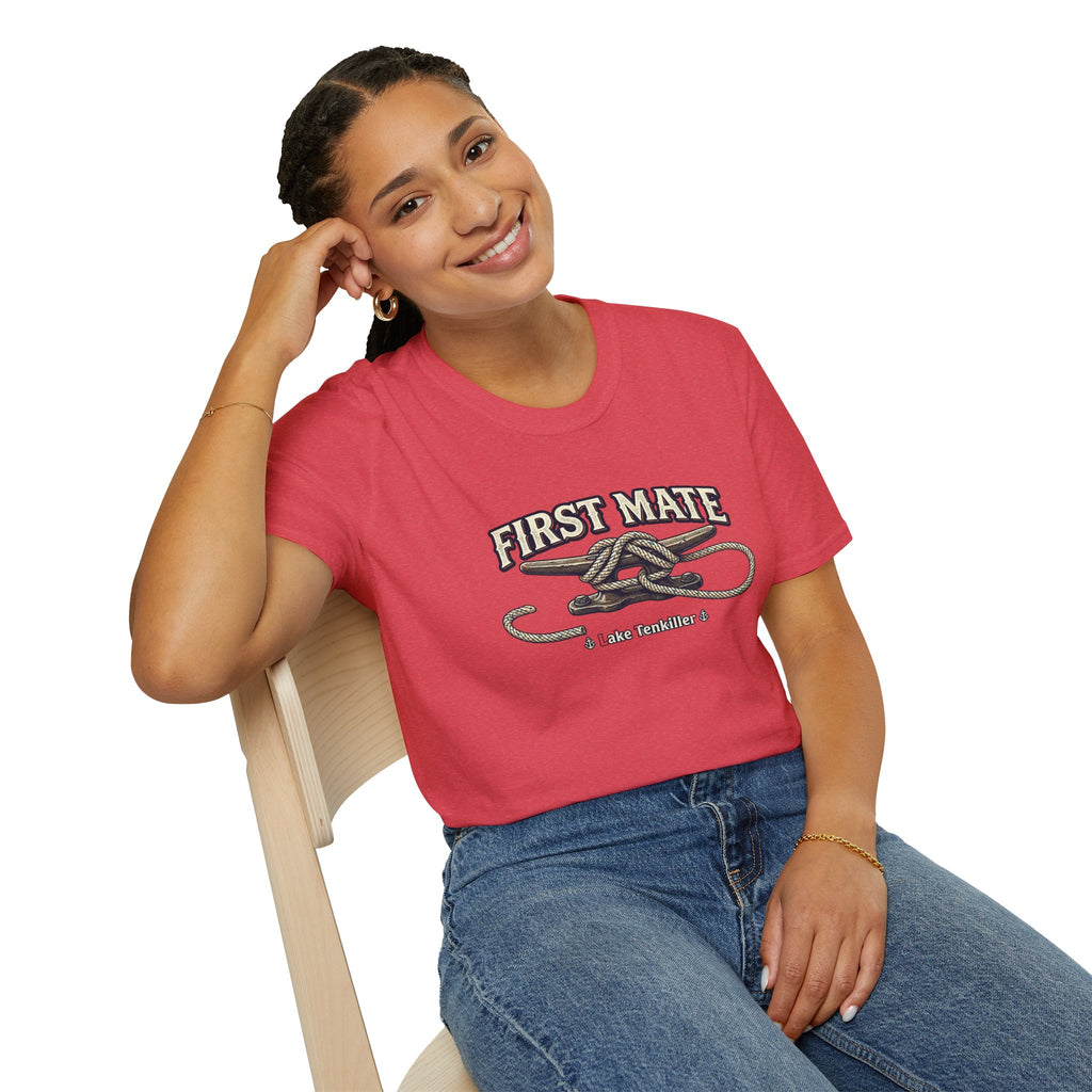 First Mate T-Shirt – Nautical Knot Crew Shirt (Lake Tankiller)