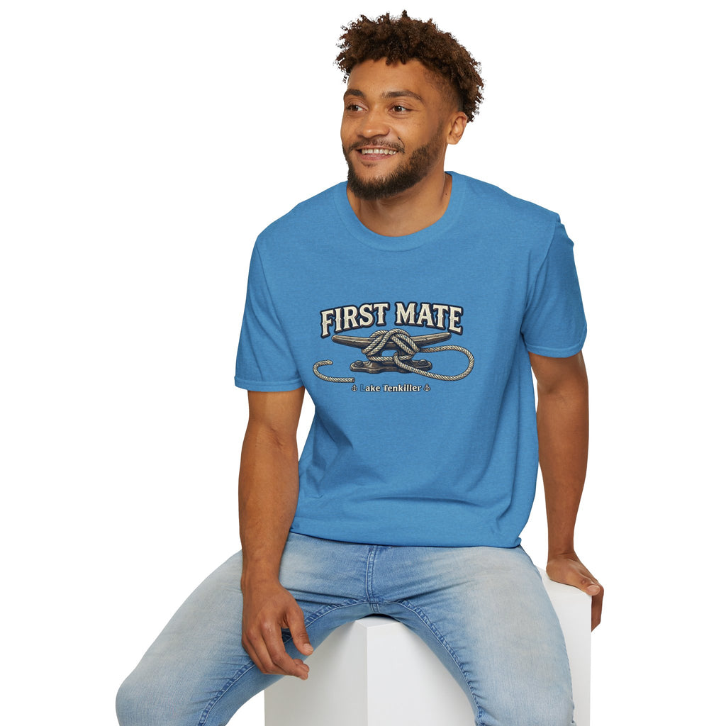 First Mate T-Shirt – Nautical Knot Crew Shirt (Lake Tankiller)