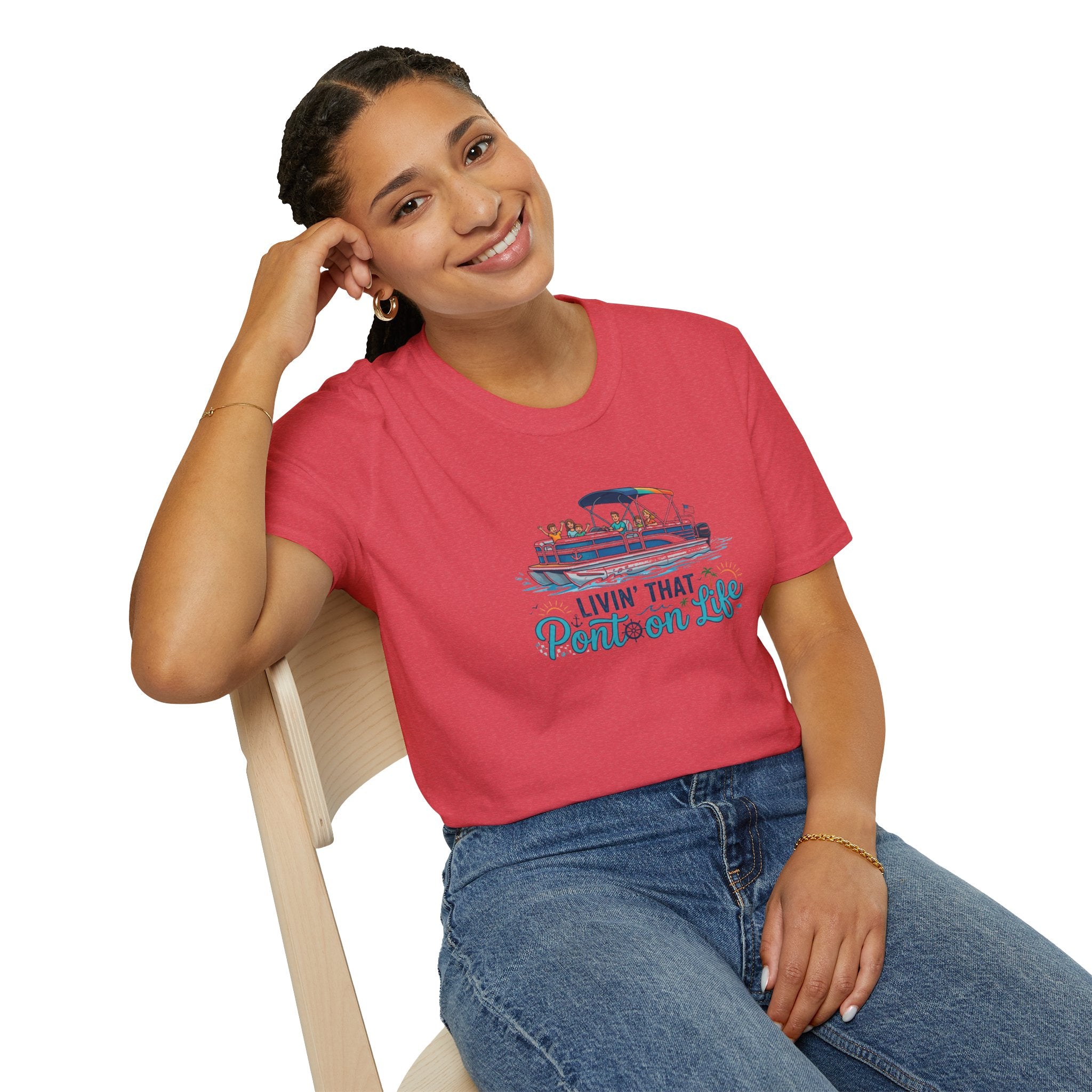 Pontoon Life T-Shirt — "Livin' That Pontoon Life" Boating Tee