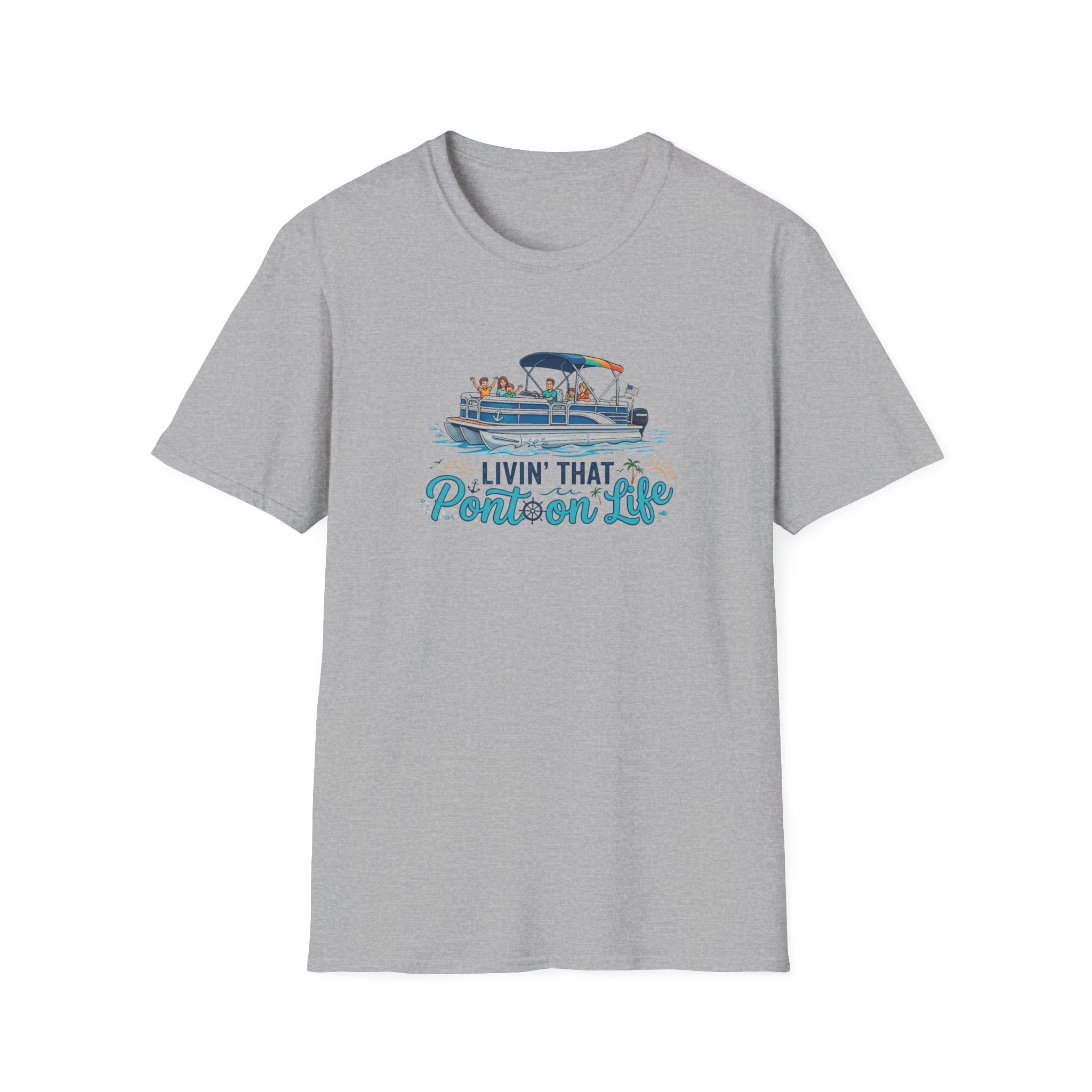 Pontoon Life T-Shirt — "Livin' That Pontoon Life" Boating Tee