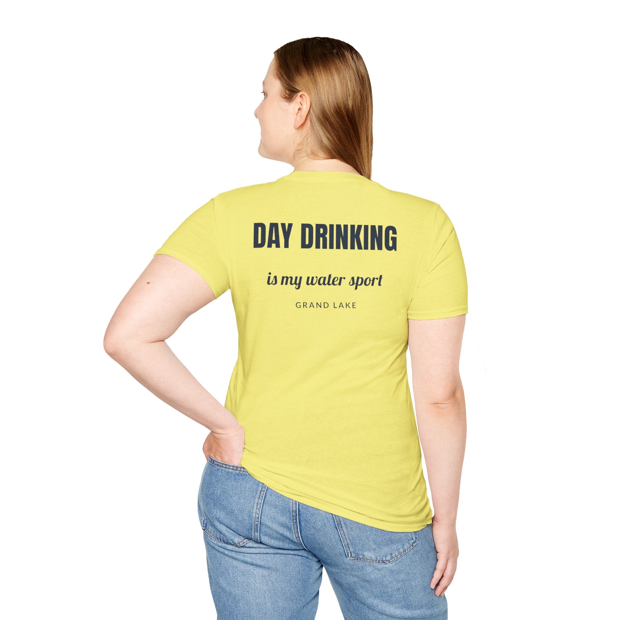 Day Drinking Grand Lake T-Shirt — 'Day Drinking Is My Water Sport'