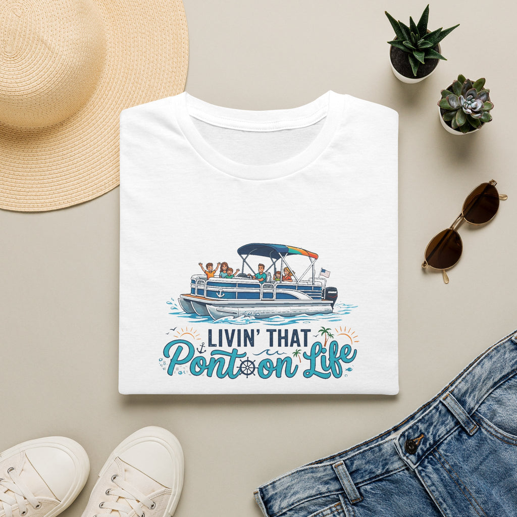 Pontoon Life T-Shirt — "Livin' That Pontoon Life" Boating Tee