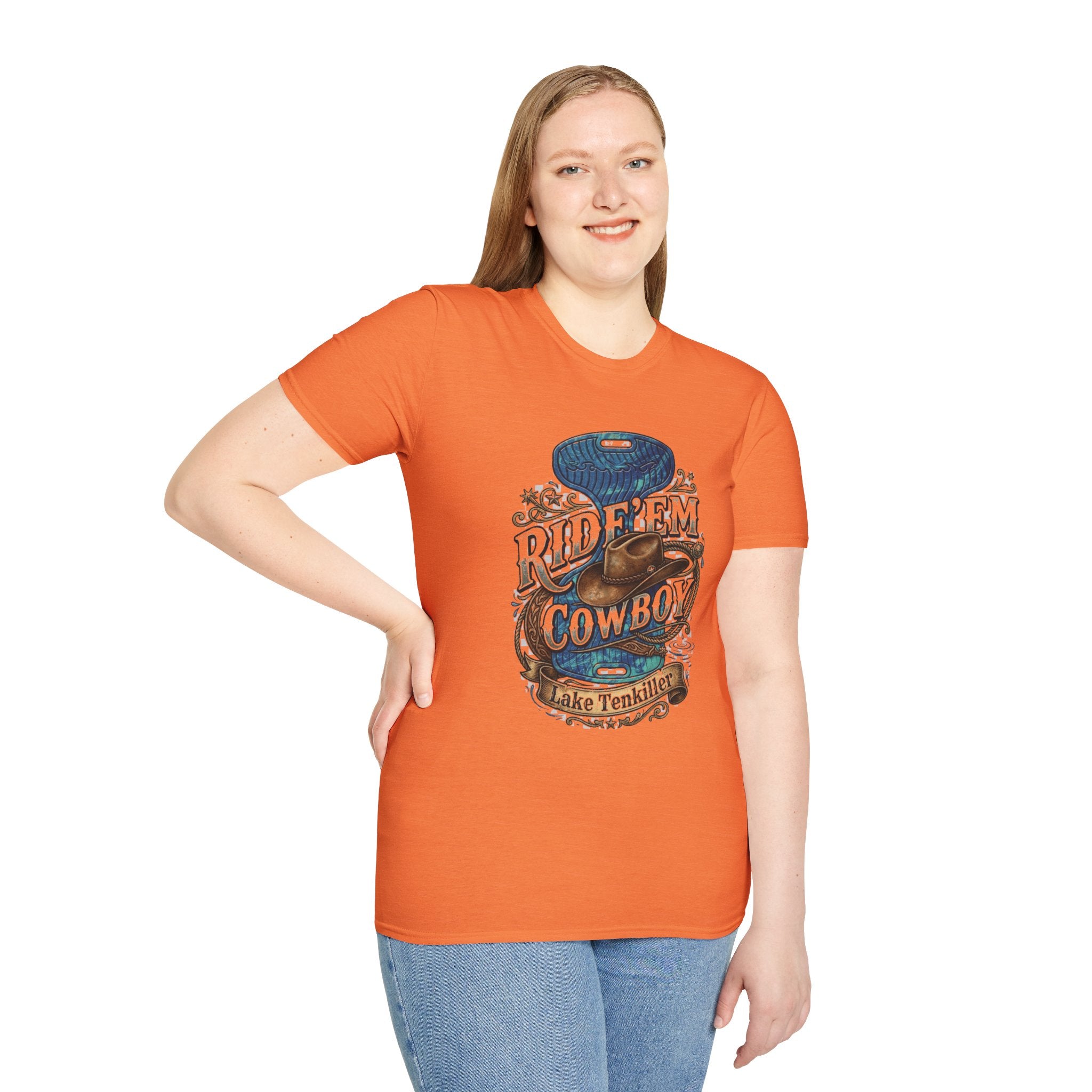 Water Saddle T-Shirt — "Ride 'Em Cowboy" Western Graphic Tee